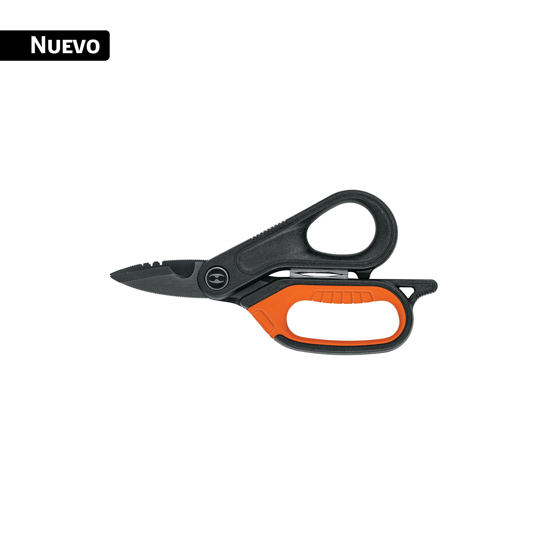 Tijera 6" electricista, óxido negro,acero inoxidable, EXPERT