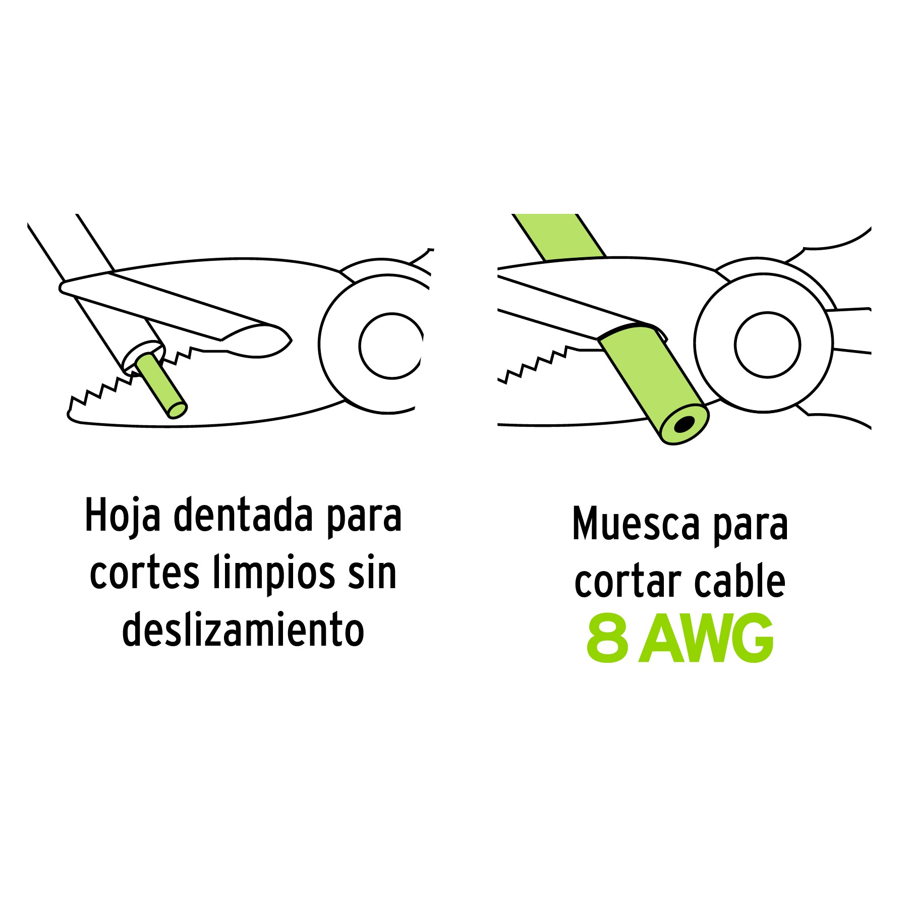 Tijera 6" para electricista, acero inoxidable, EXPERT