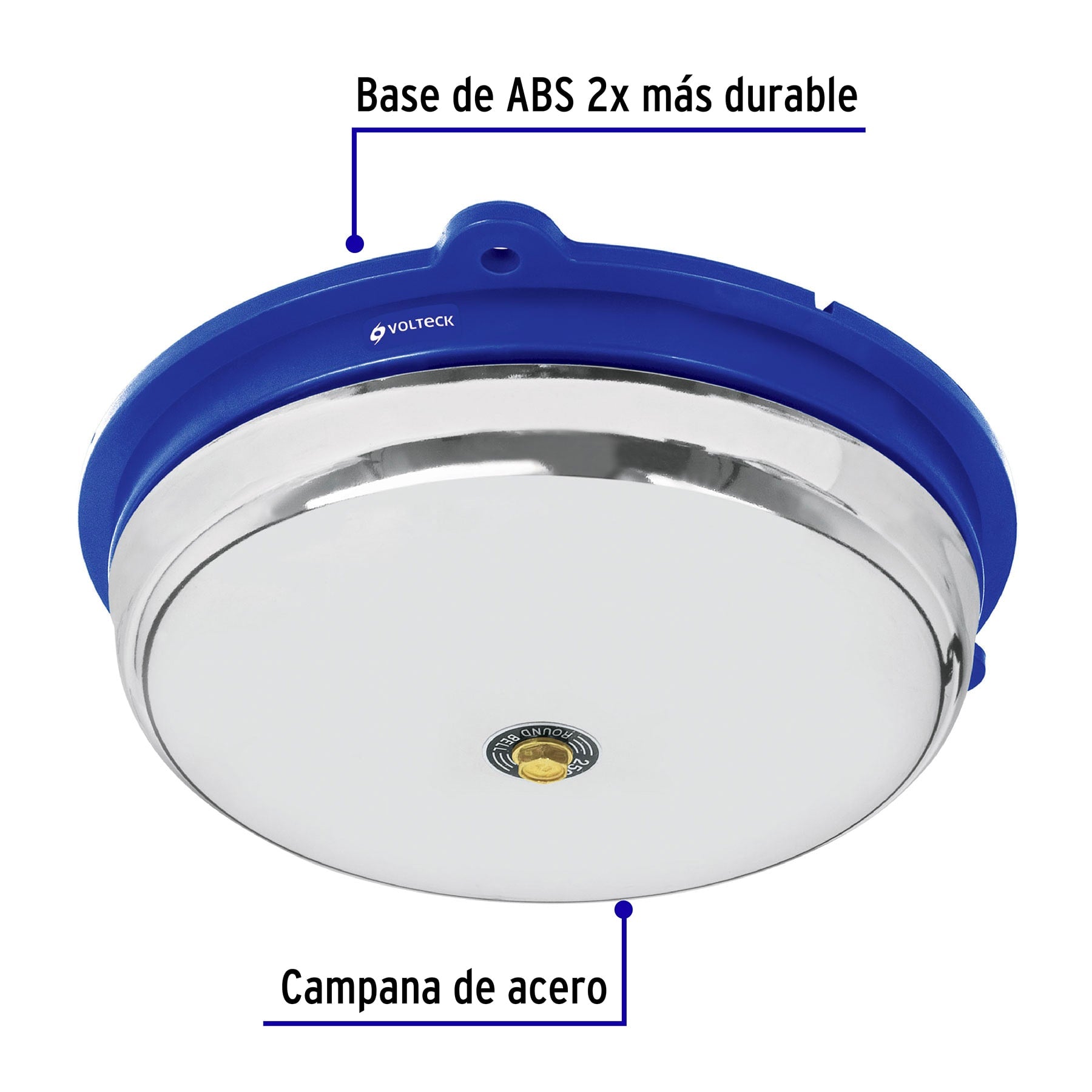 Timbre industrial tipo campana de 10", VOLTECK