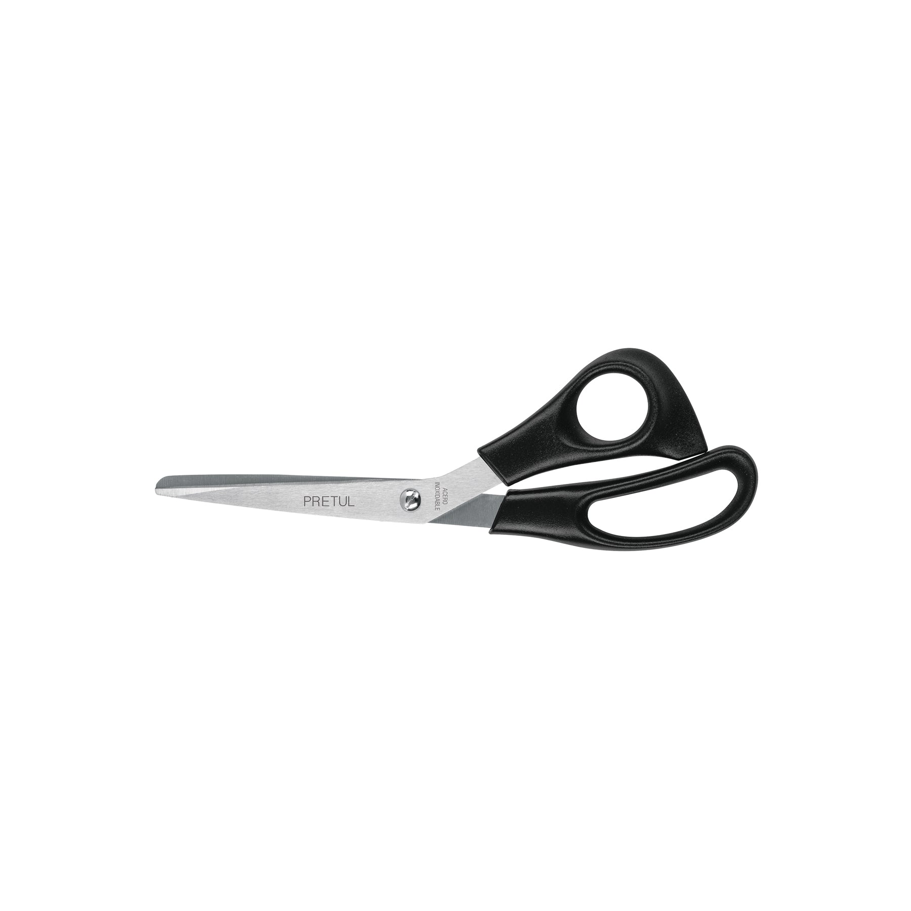 Tijera 8" para casa y oficina, de acero inoxidable, PRETUL