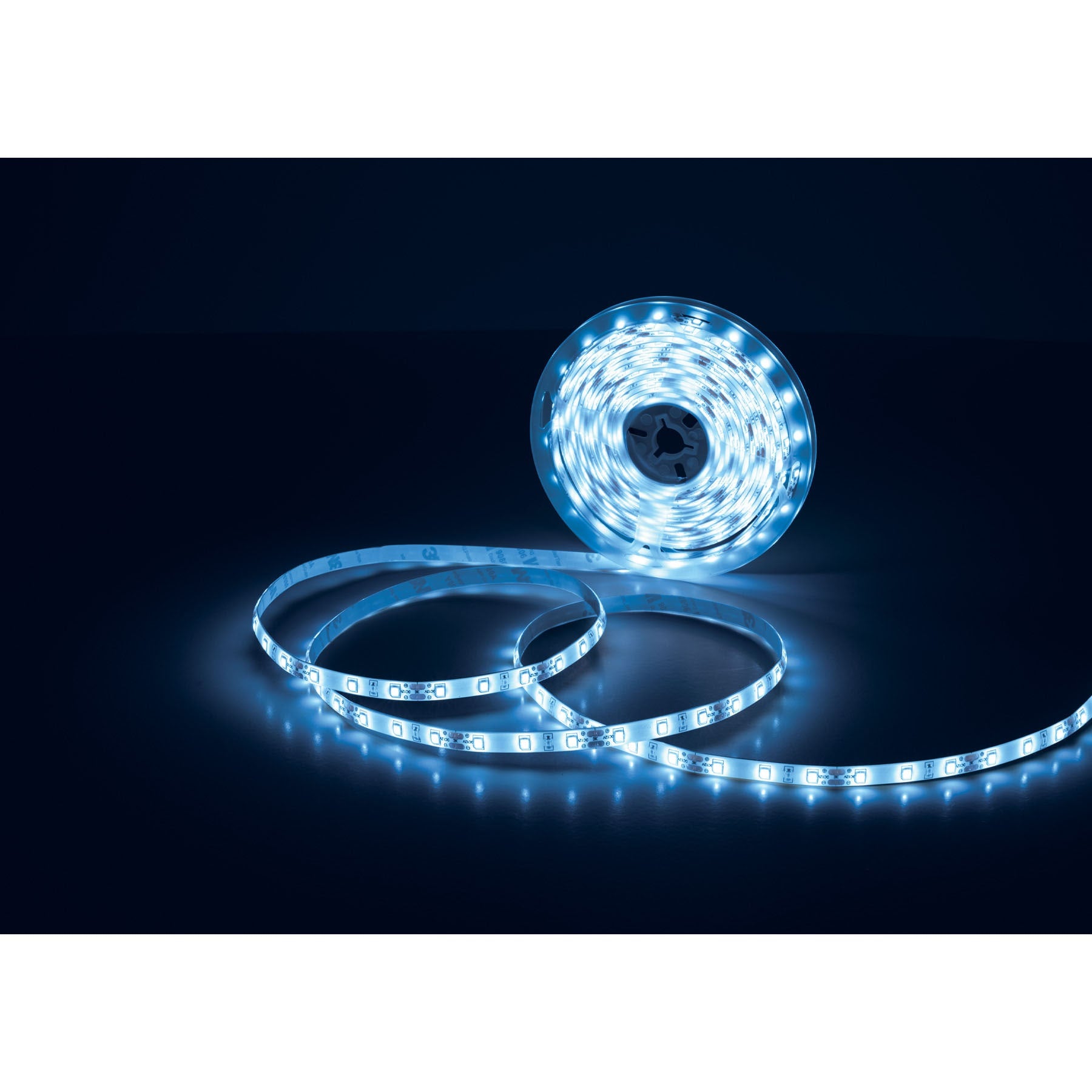 Tira LED 16 W para interior y exterior, 5 m, azul, VOLTECK