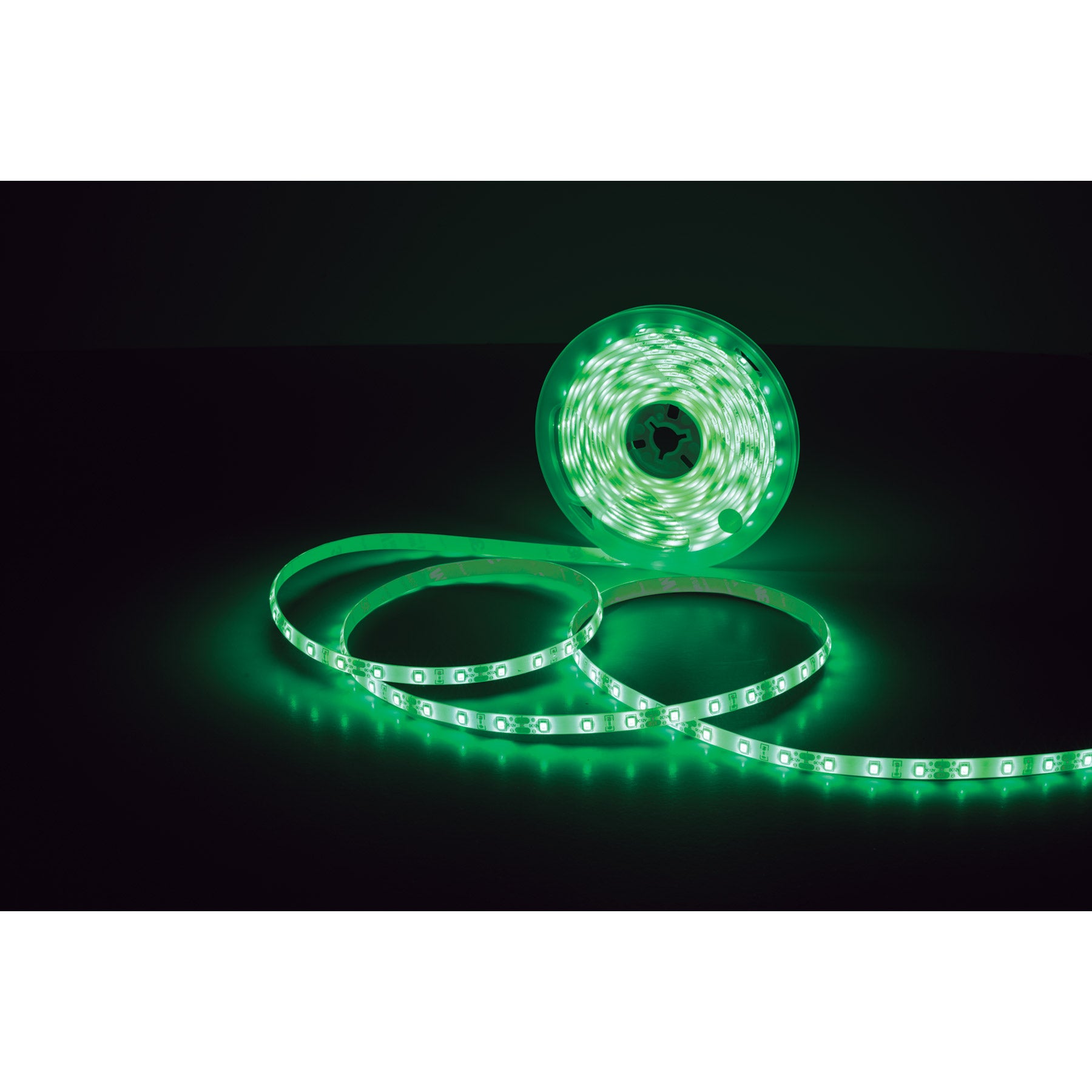 Tira LED 16 W para interior y exterior, 5 m, verde, VOLTECK