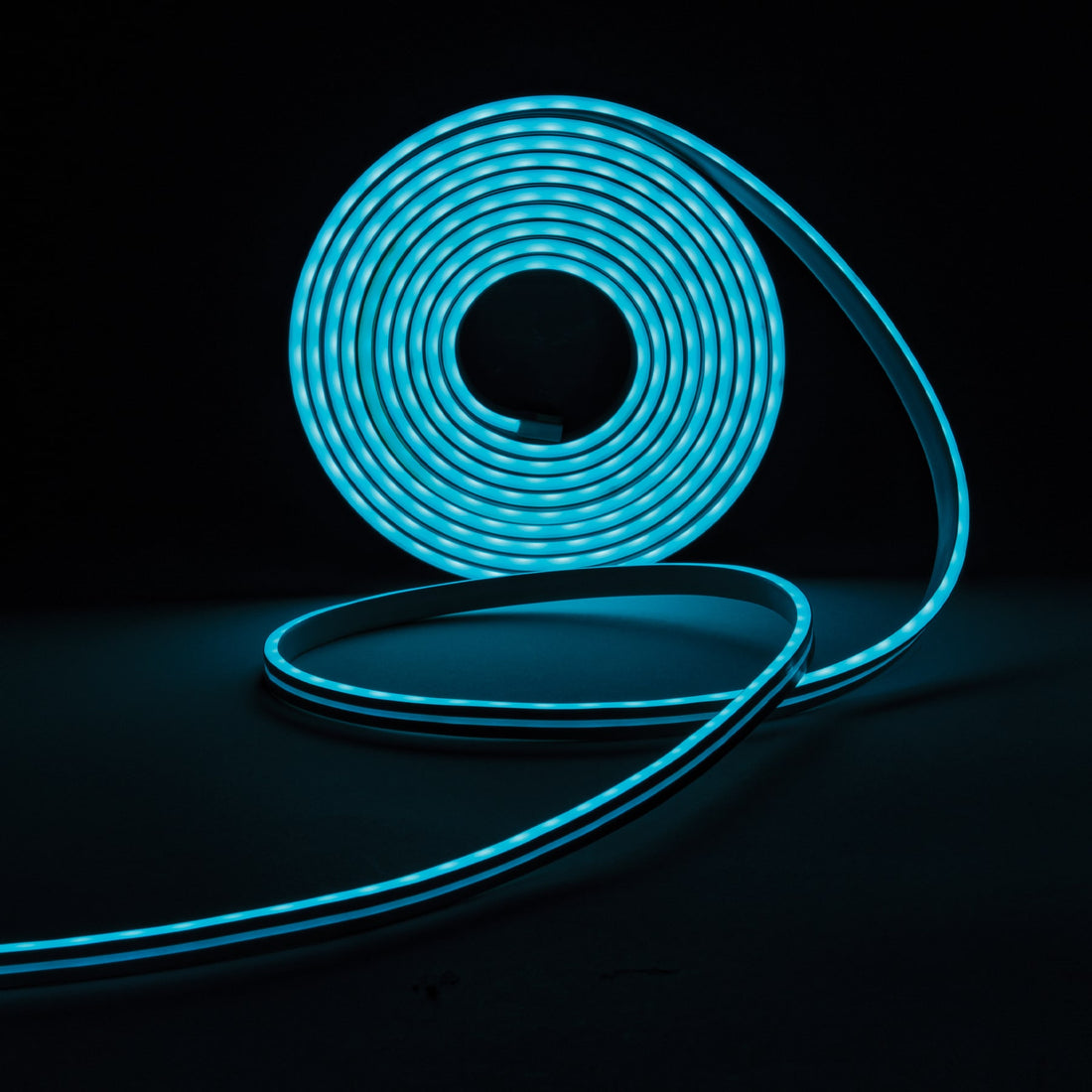 Tira flex LED neón 11 W para interior y exterior, 5 m, RGB
