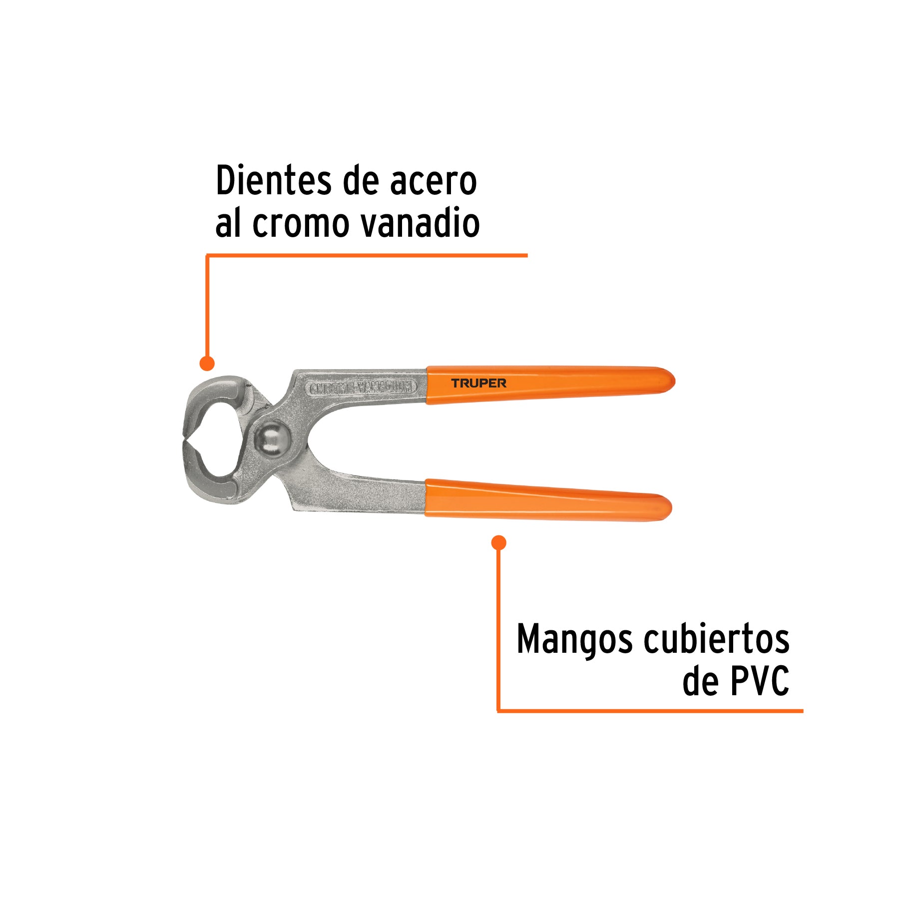 Tenaza para carpintero 6", TRUPER