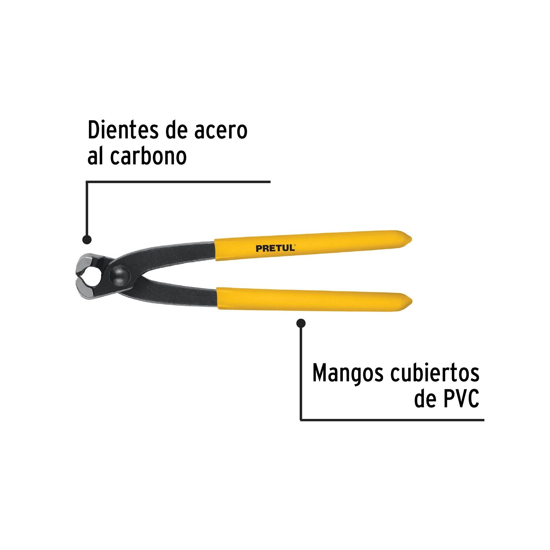 Tenaza de armador 8", PRETUL