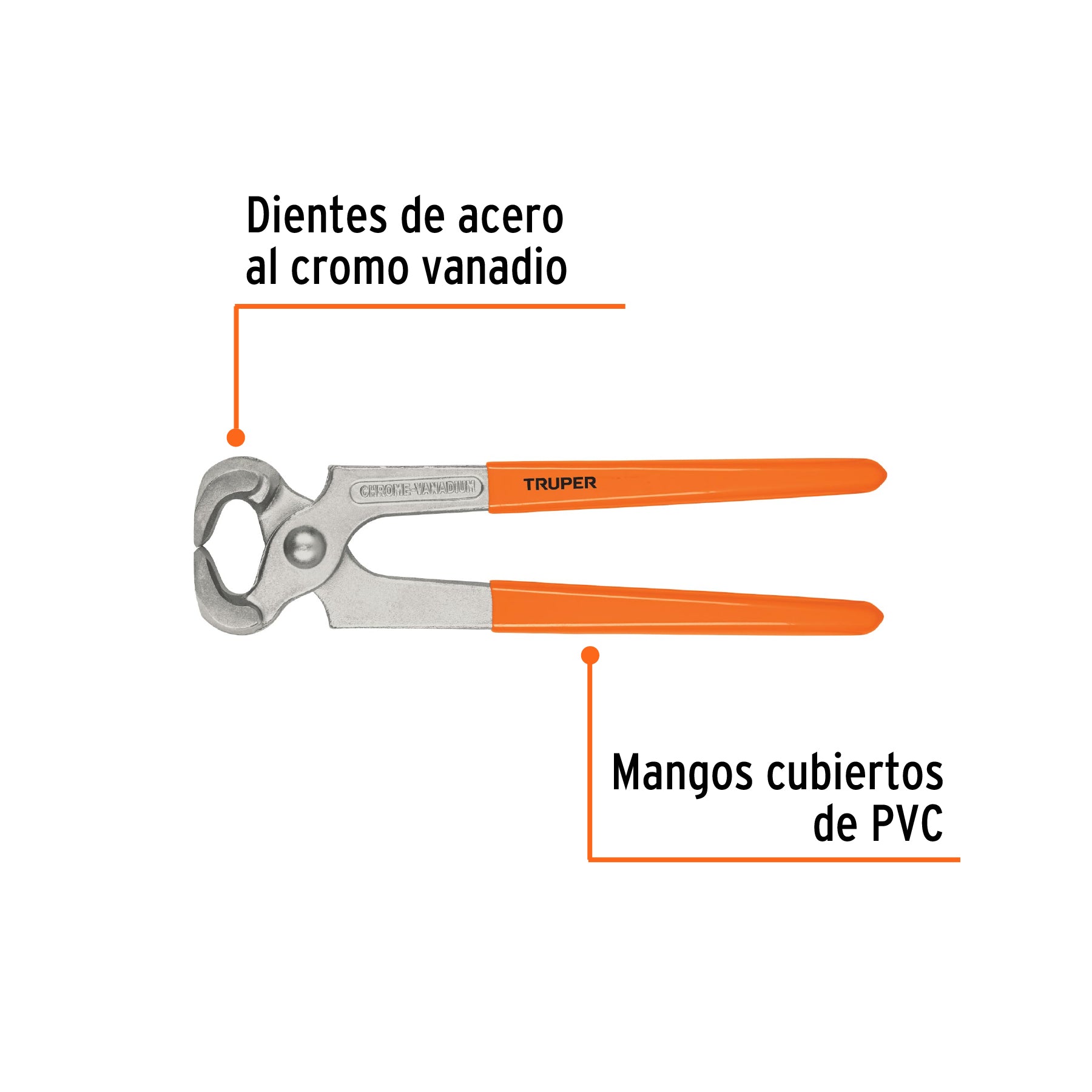 Tenaza para carpintero 8", TRUPER
