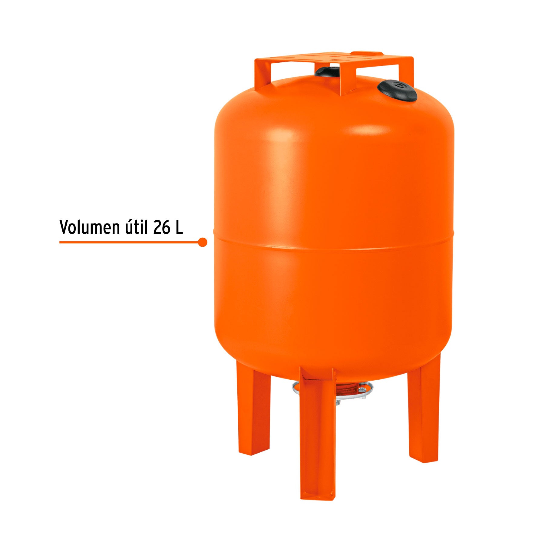 Tanque hidroneumático vertical, 80 litros, TRUPER