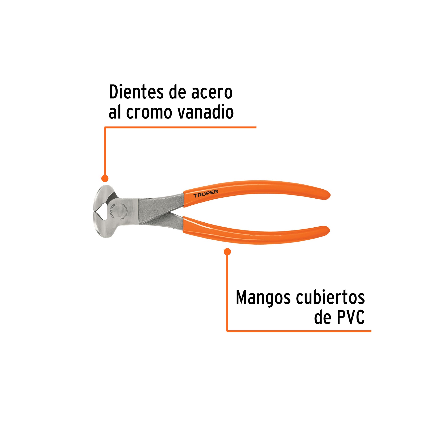 Tenaza plafonera industrial 8", TRUPER