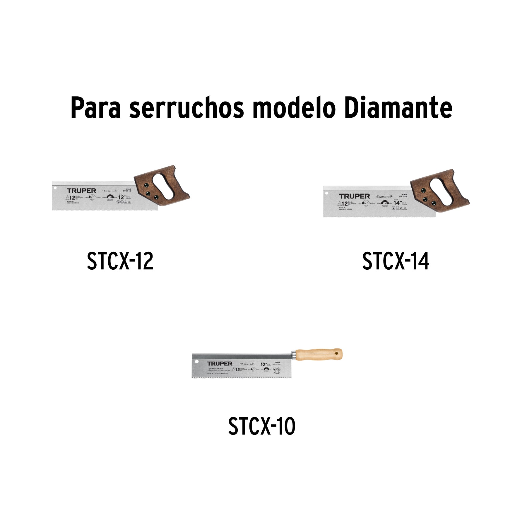 Bolsa c/10 tornillos p/serruchos Selecto, Dorado y Diamante