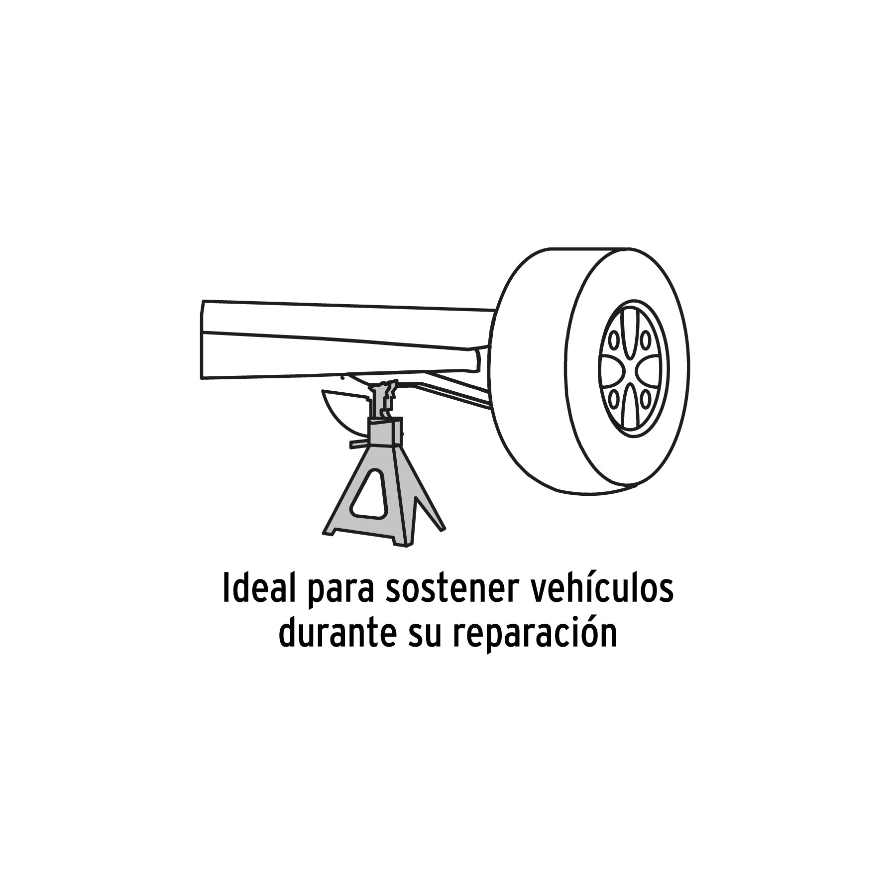 Caja con 2 torres de 6 ton para auto, TRUPER