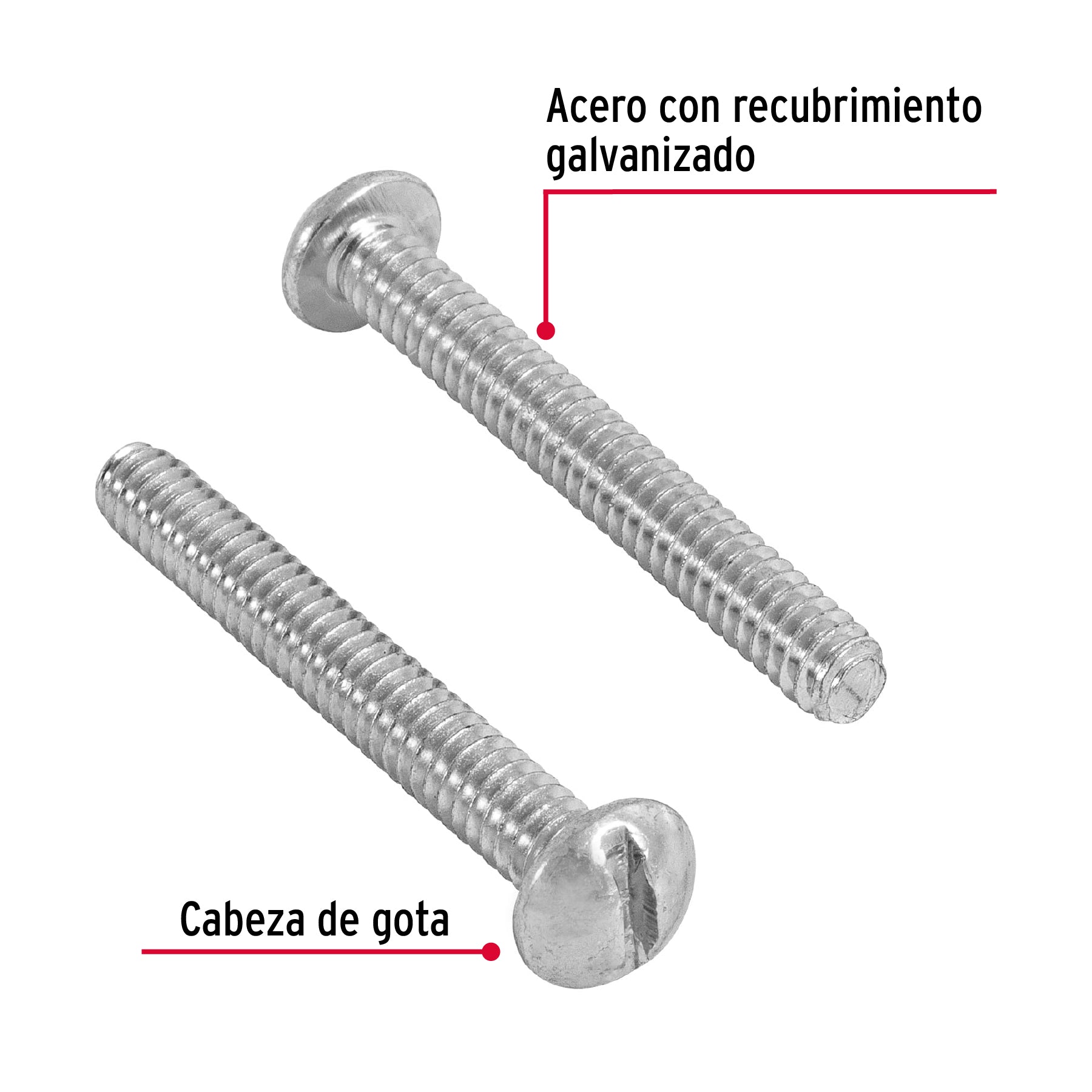 Bolsa con 150 tornillos 3/16" x 1-1/2" tipo estufa, FIERO