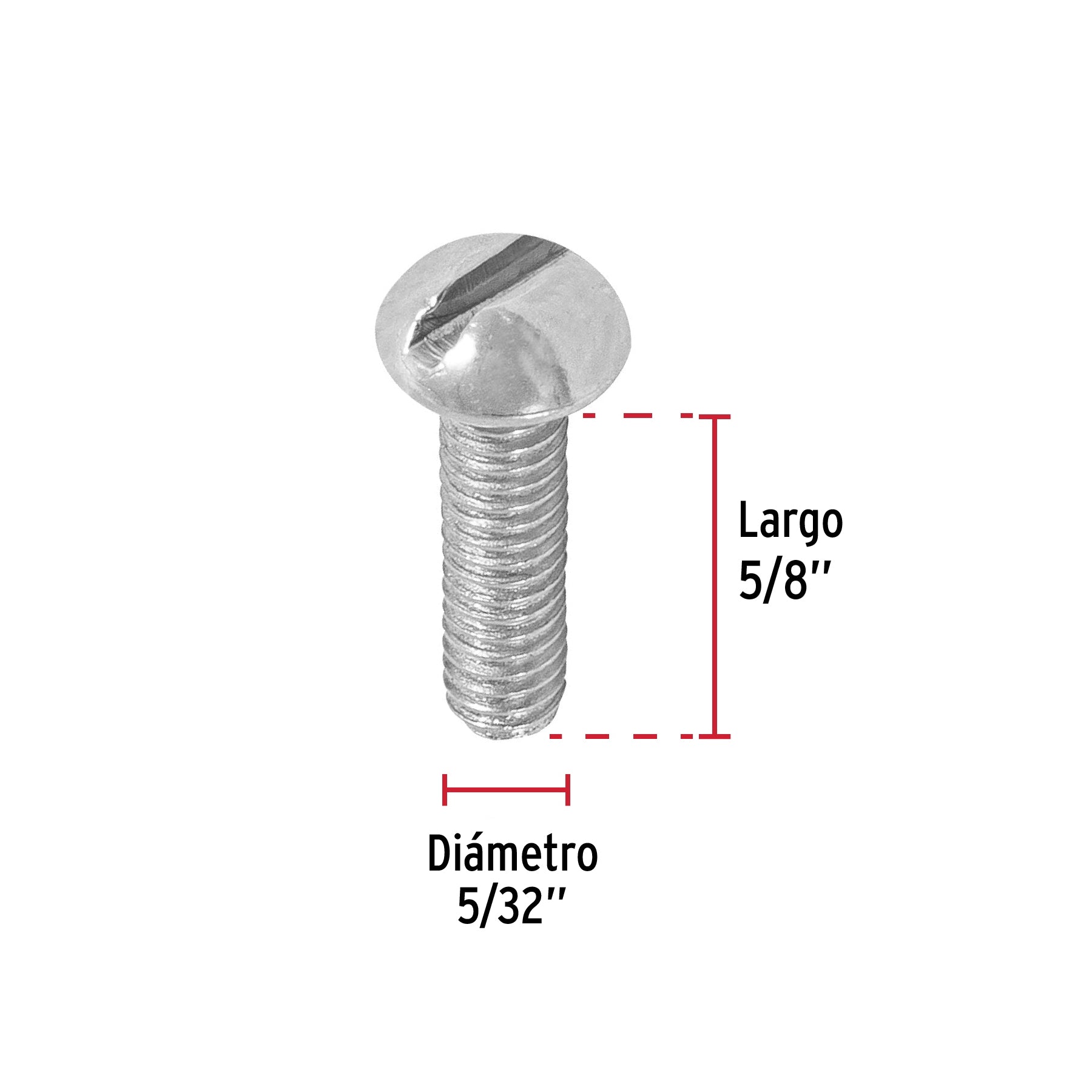 Bolsa con 400 tornillos 5/32" x 5/8" tipo estufa, FIERO
