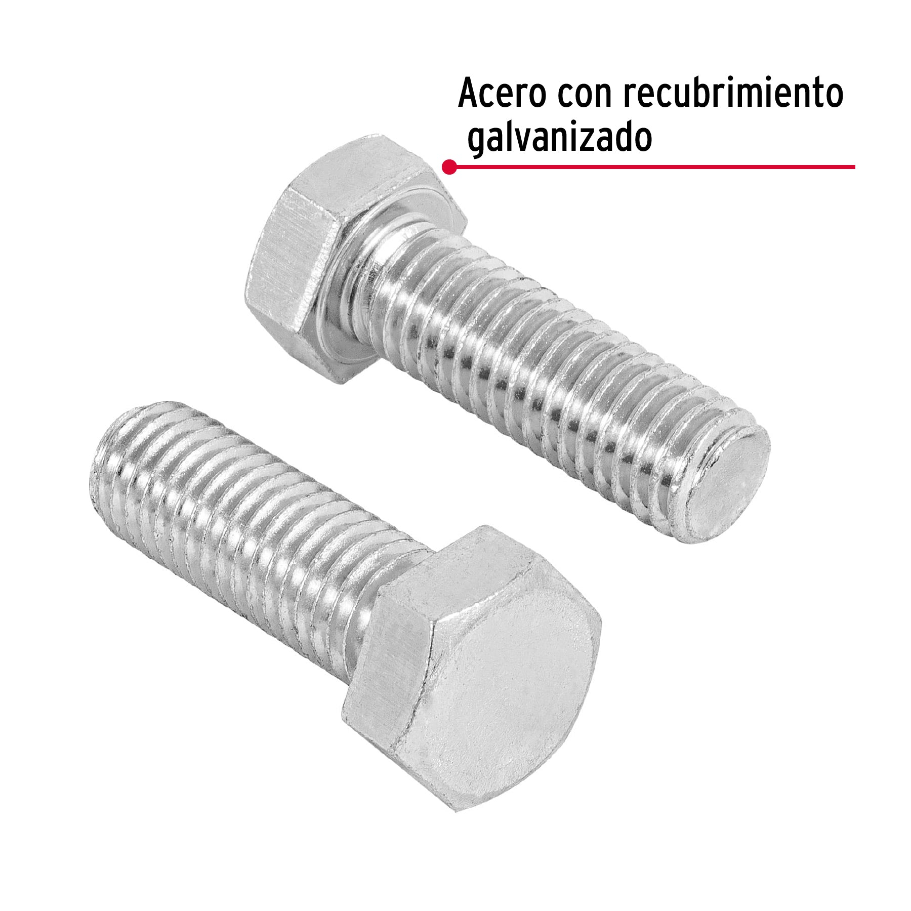 Bolsa con 30 tornillos 1/2" x 1-1/2" tipo máquina, FIERO