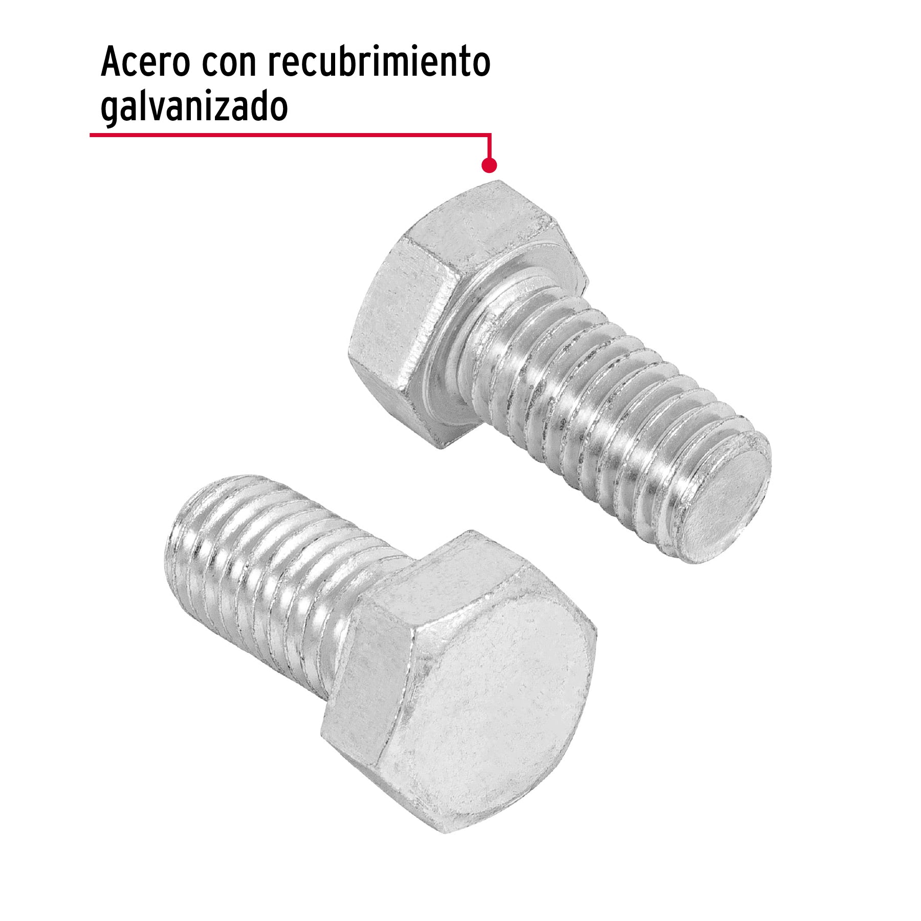 Bolsa con 40 tornillos 1/2" x 1" tipo máquina, FIERO