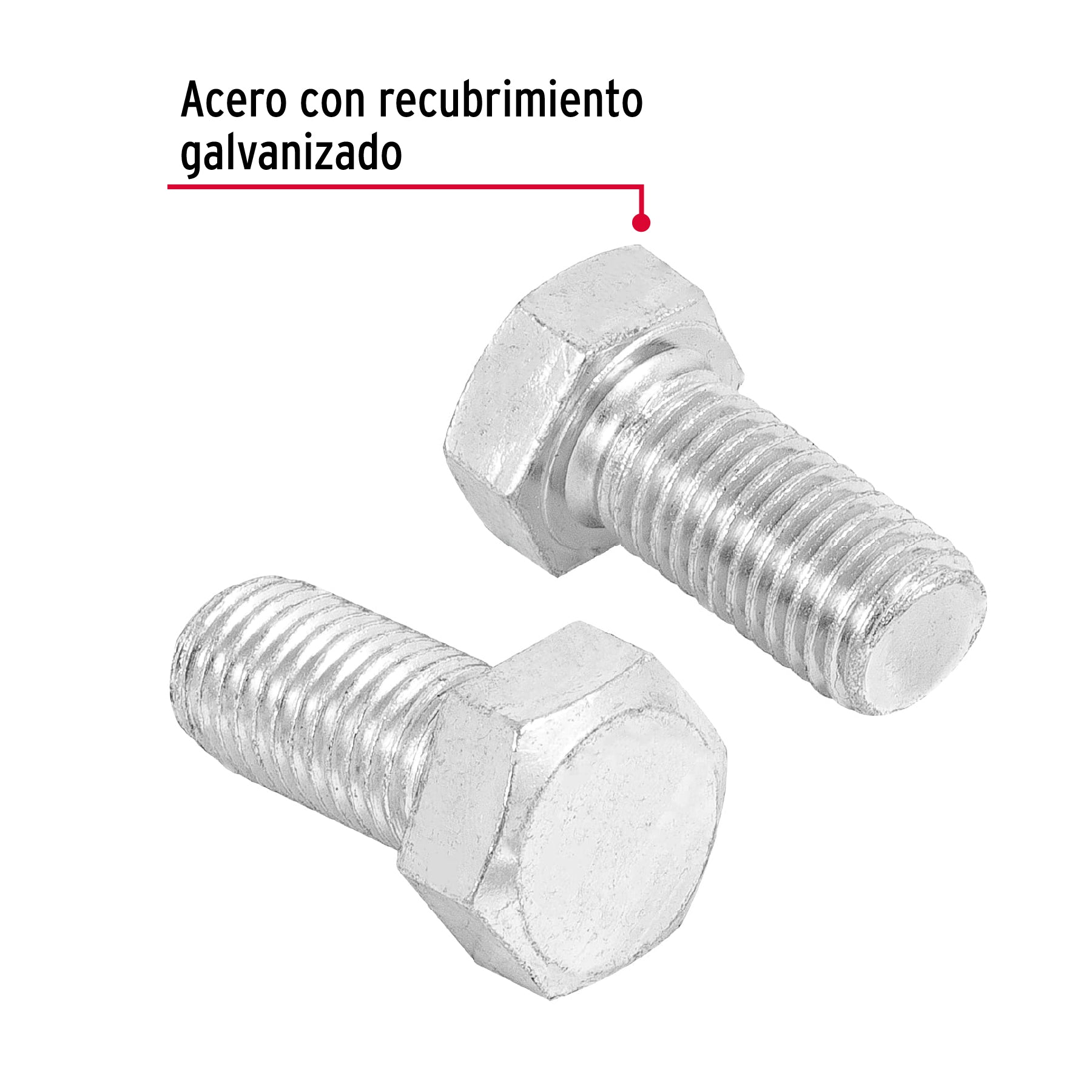 Bolsa con 6 tornillos 3/4" x 1-1/2" tipo máquina, FIERO