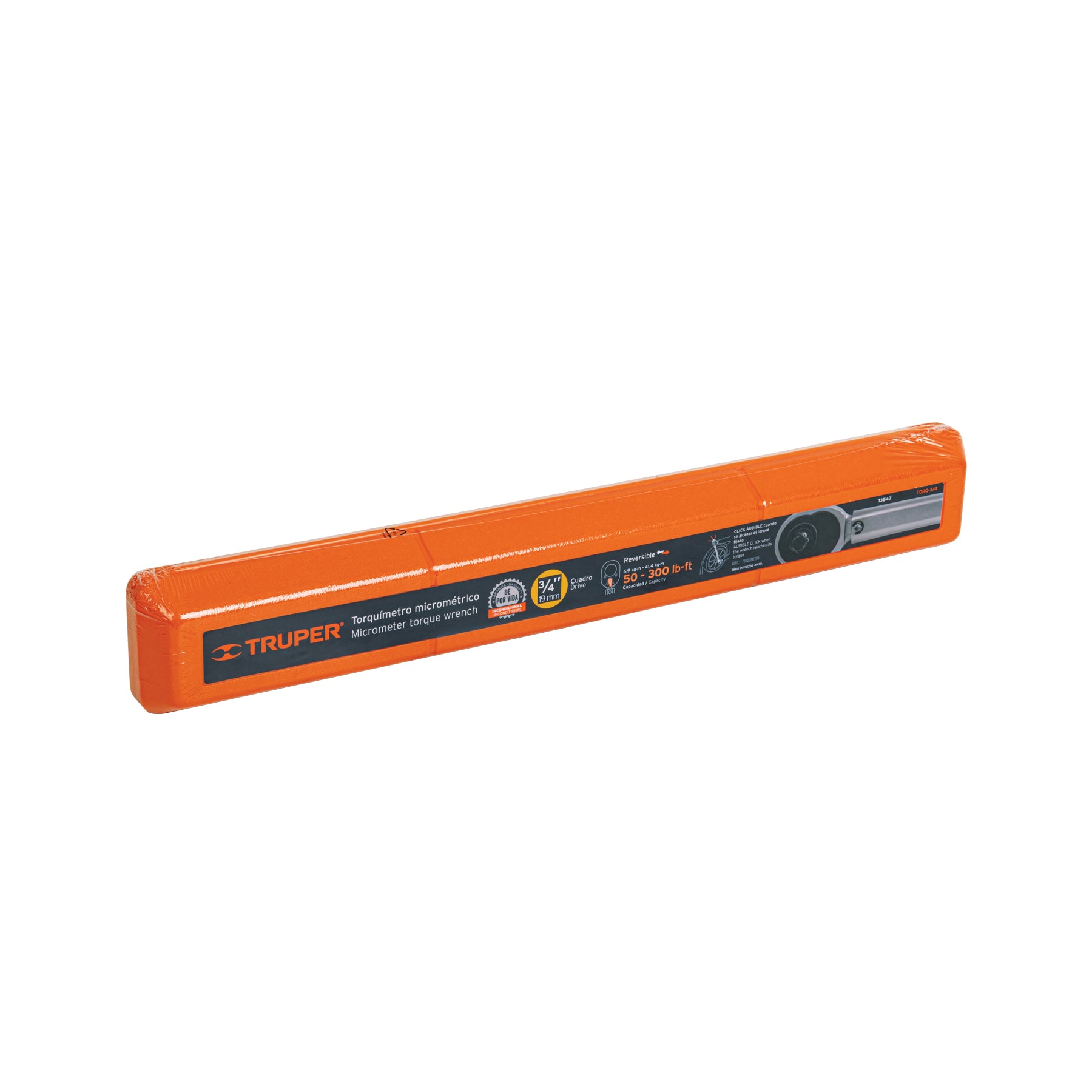 Torquímetro micrométrico, cuadro 3/4", TRUPER