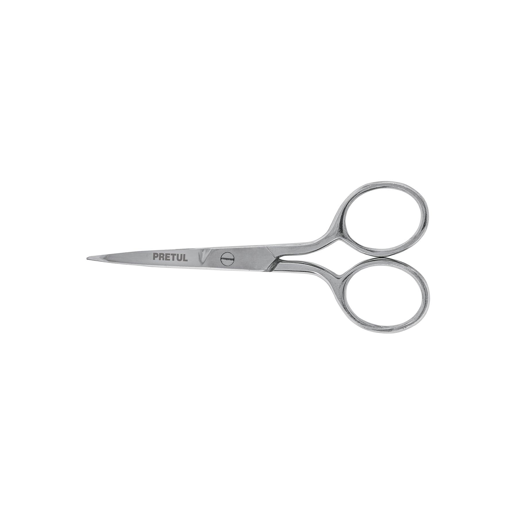 Tijera 4" para bordar, de acero inoxidable, PRETUL