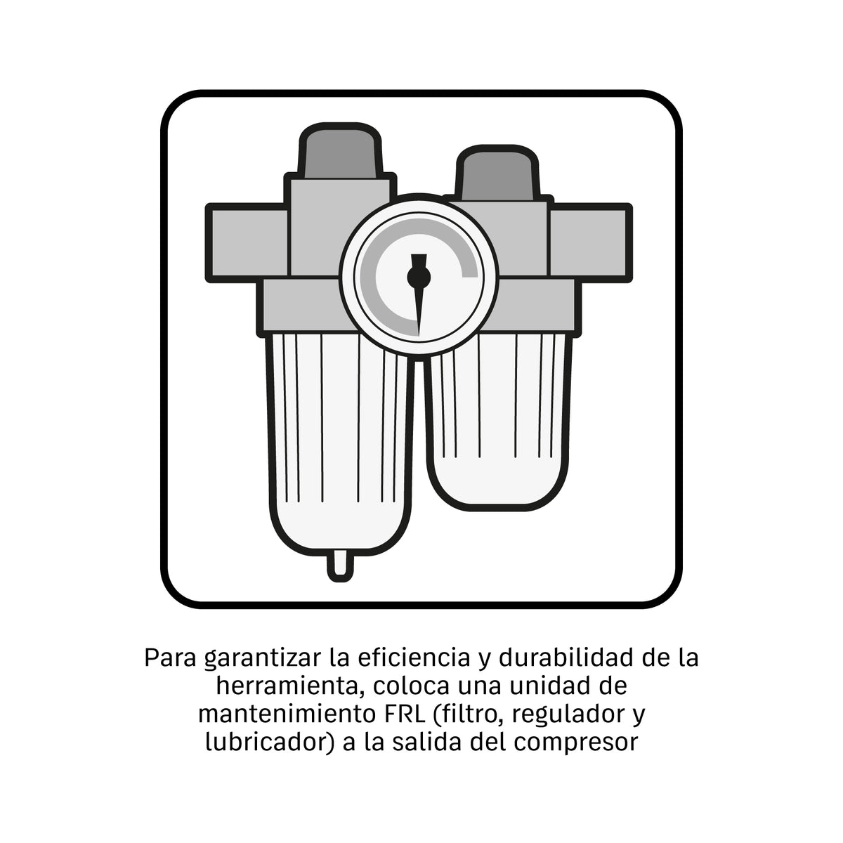 Llave (pistola) de impacto neumática 1", industrial, TRUPER