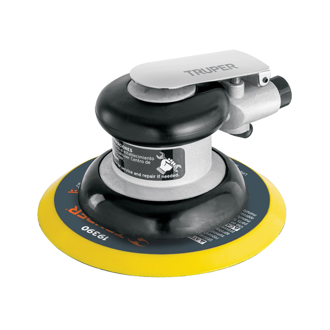 Lijadora orbital neumática industrial 6", TRUPER