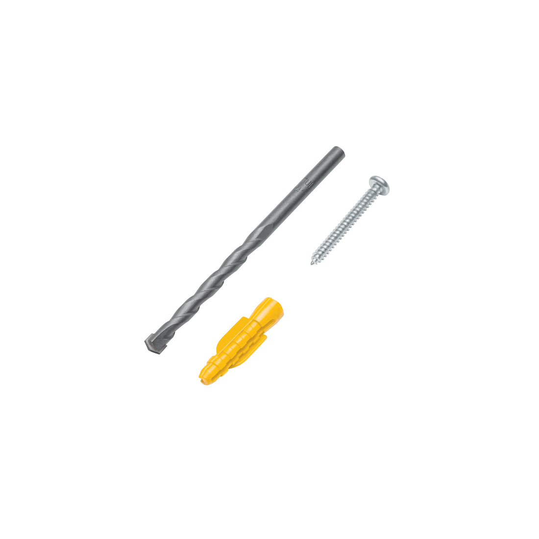 Kit de 20 taquetes 7/32" con pijas #8 y 1 broca 1/4", FIERO