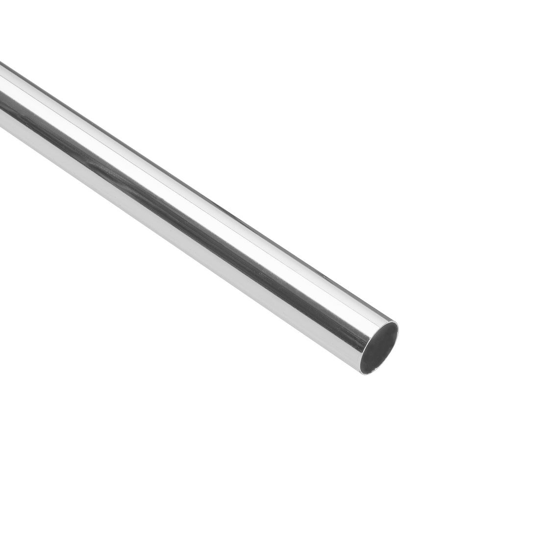 Tubo redondo para clóset,1.2 m, acero cromado, HERMEX