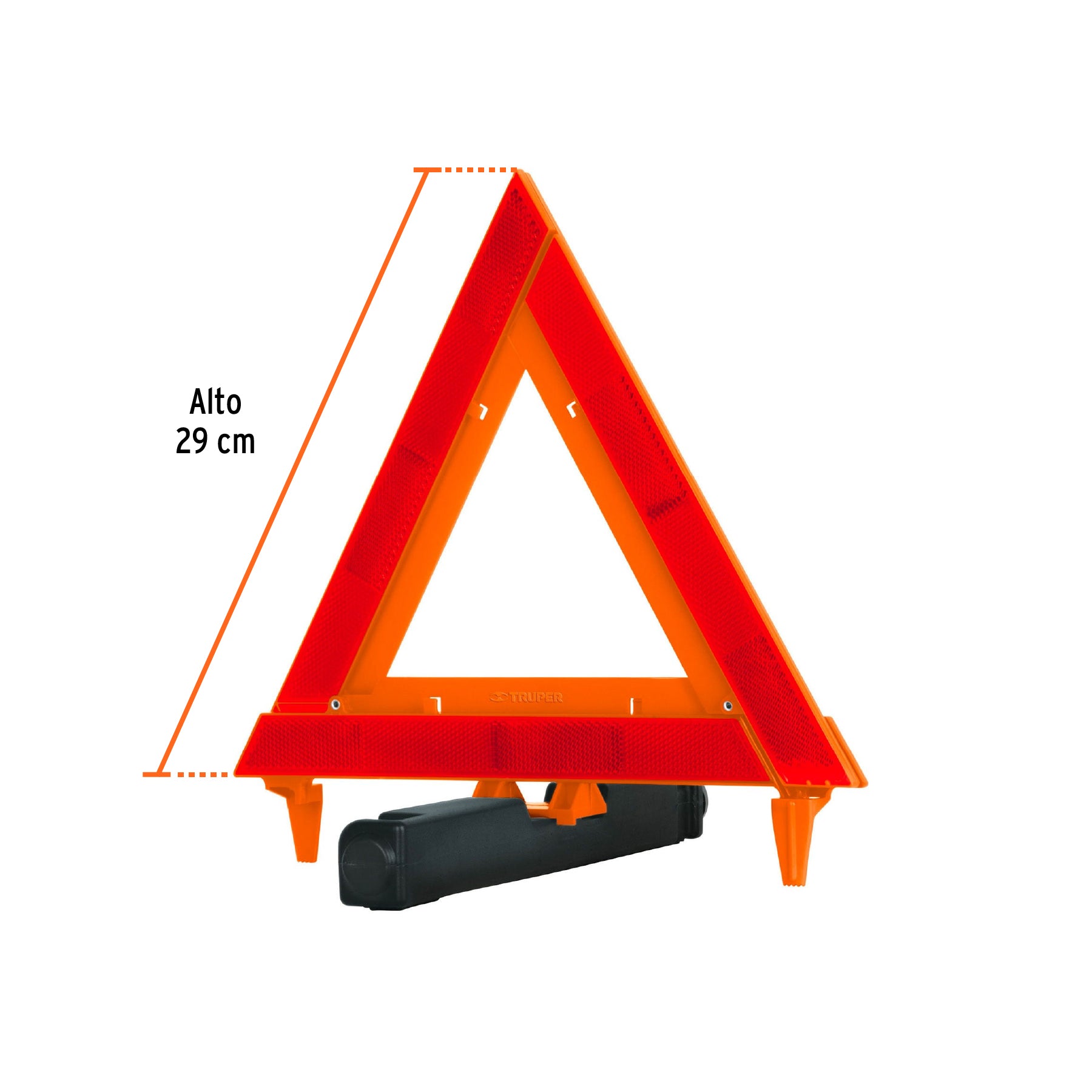 Triángulo de seguridad, 11", TRUPER