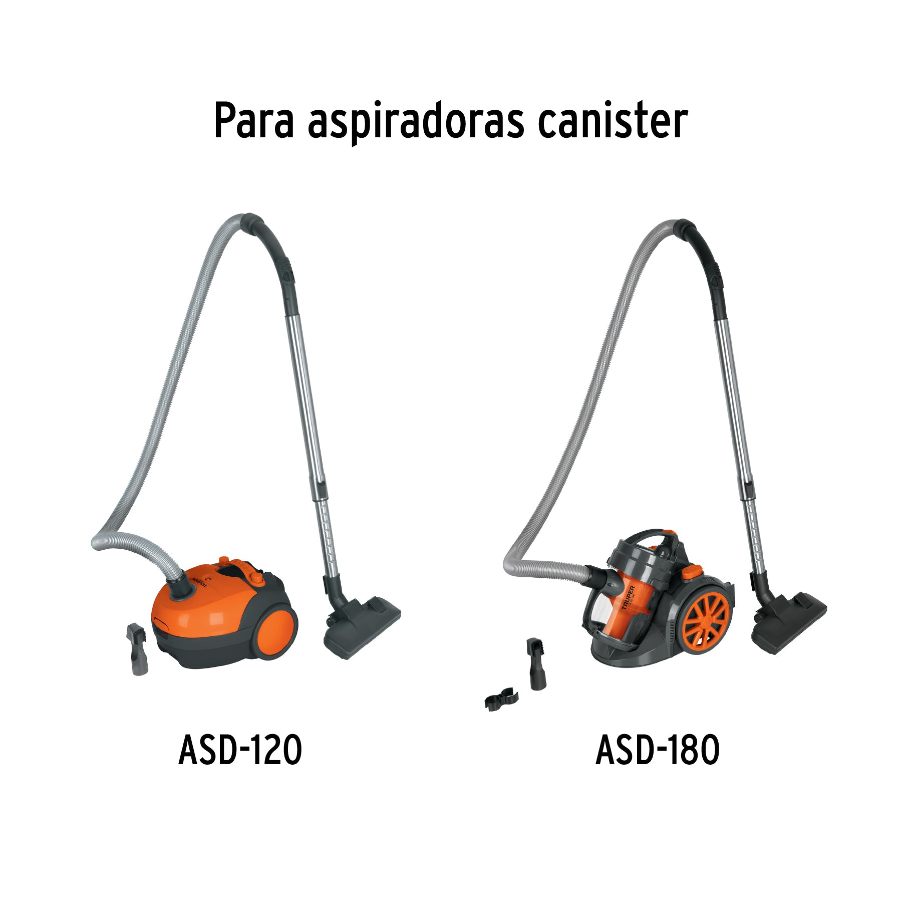 Tubo telescópico metálico para ASD-120 y ASD-180, TRUPER
