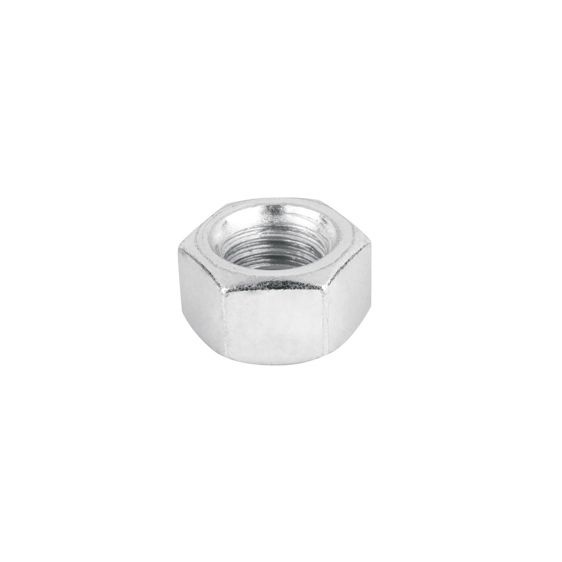 Bolsa con 50 tuercas 1/2" hexagonales de acero galvanizado