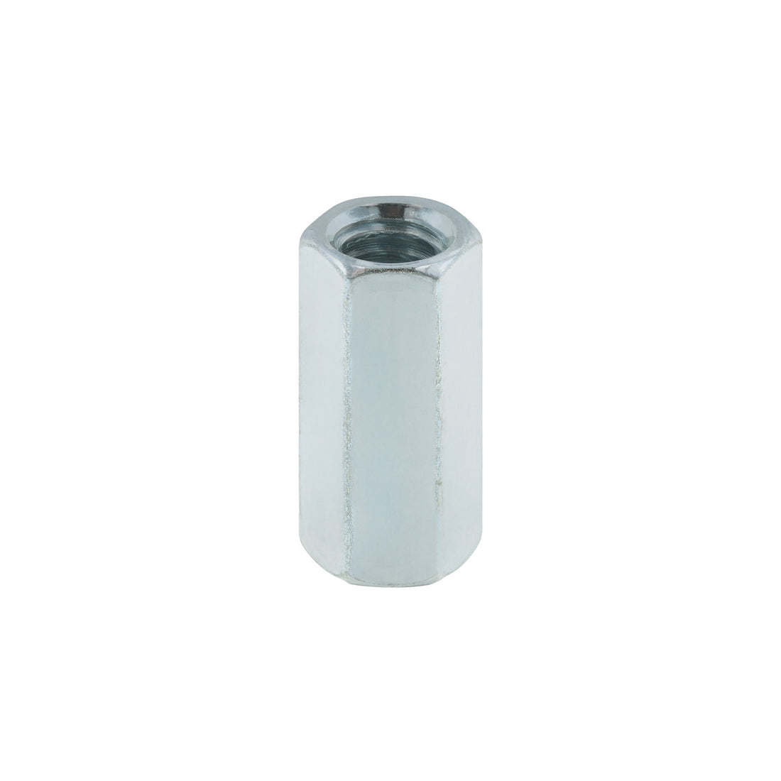 Bolsa con 5 tuercas cople, 1/4" acero galvanizado , FIERO