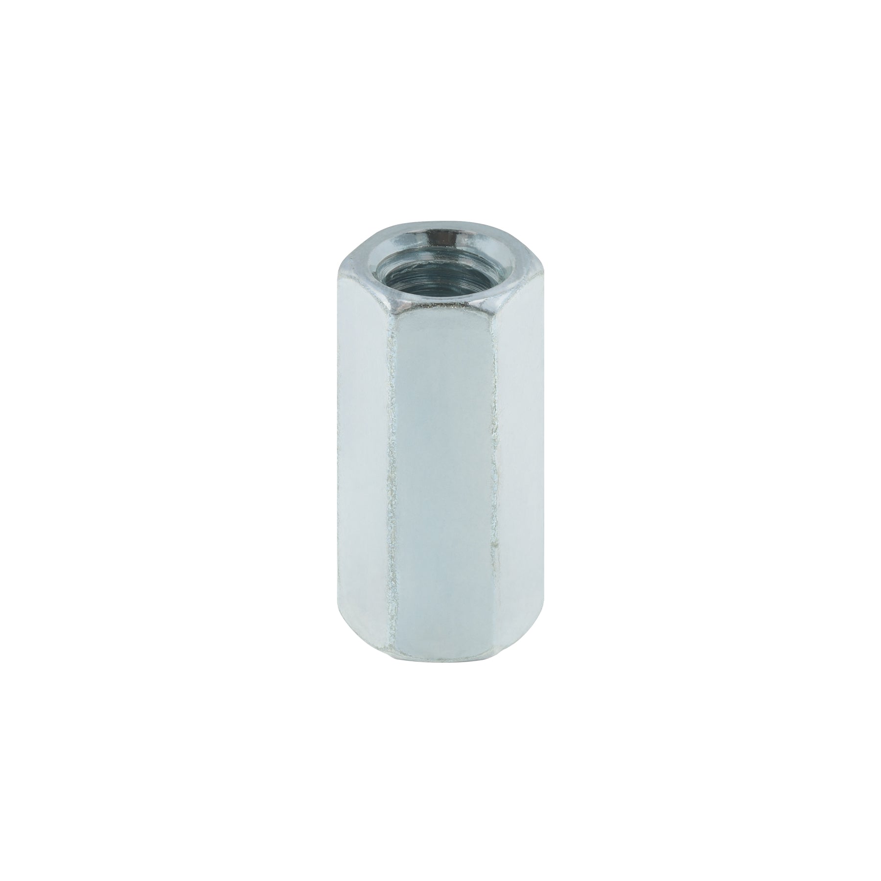 Bolsa con 5 tuercas cople, 1/4" acero galvanizado , FIERO