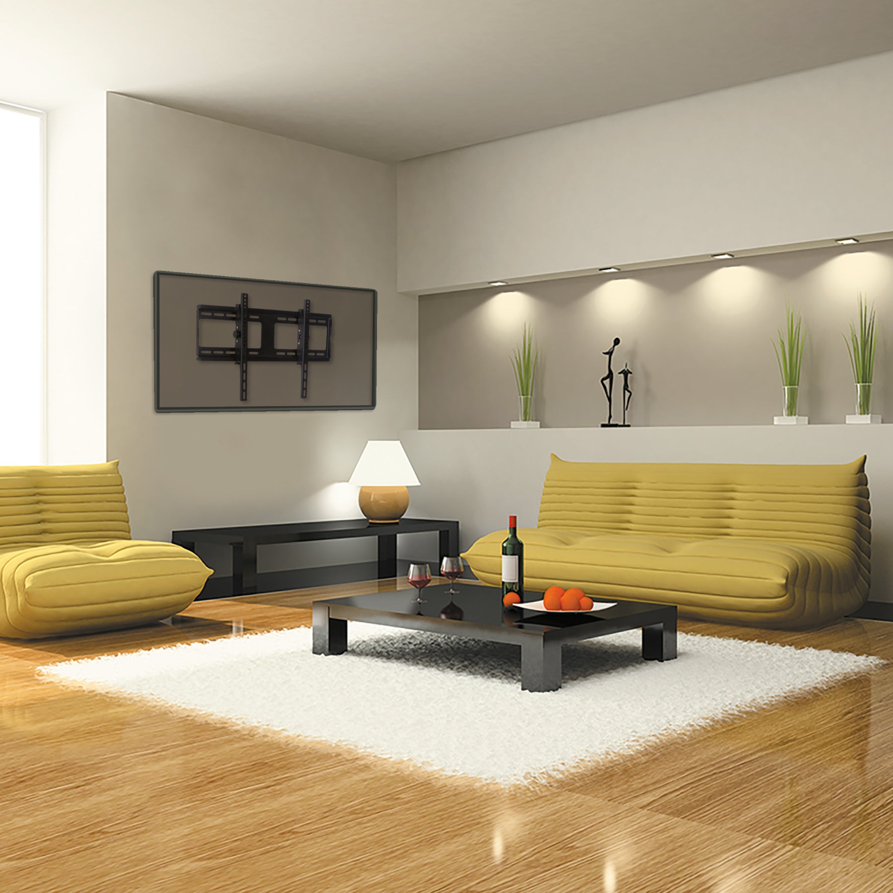 Soporte para pantallas de 26" a 65" con movimiento angular
