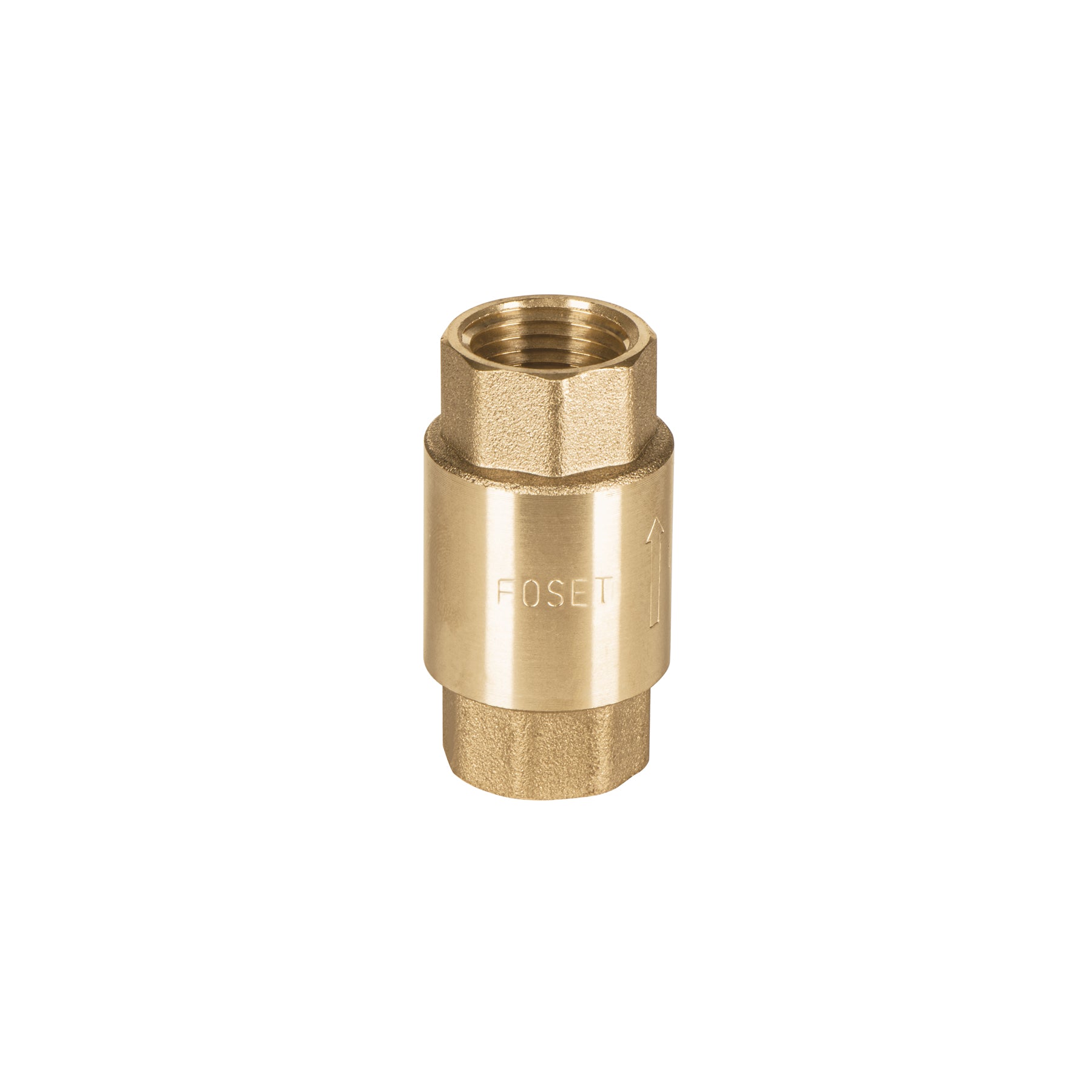 Válvula de retención de latón de 1/2", FOSET