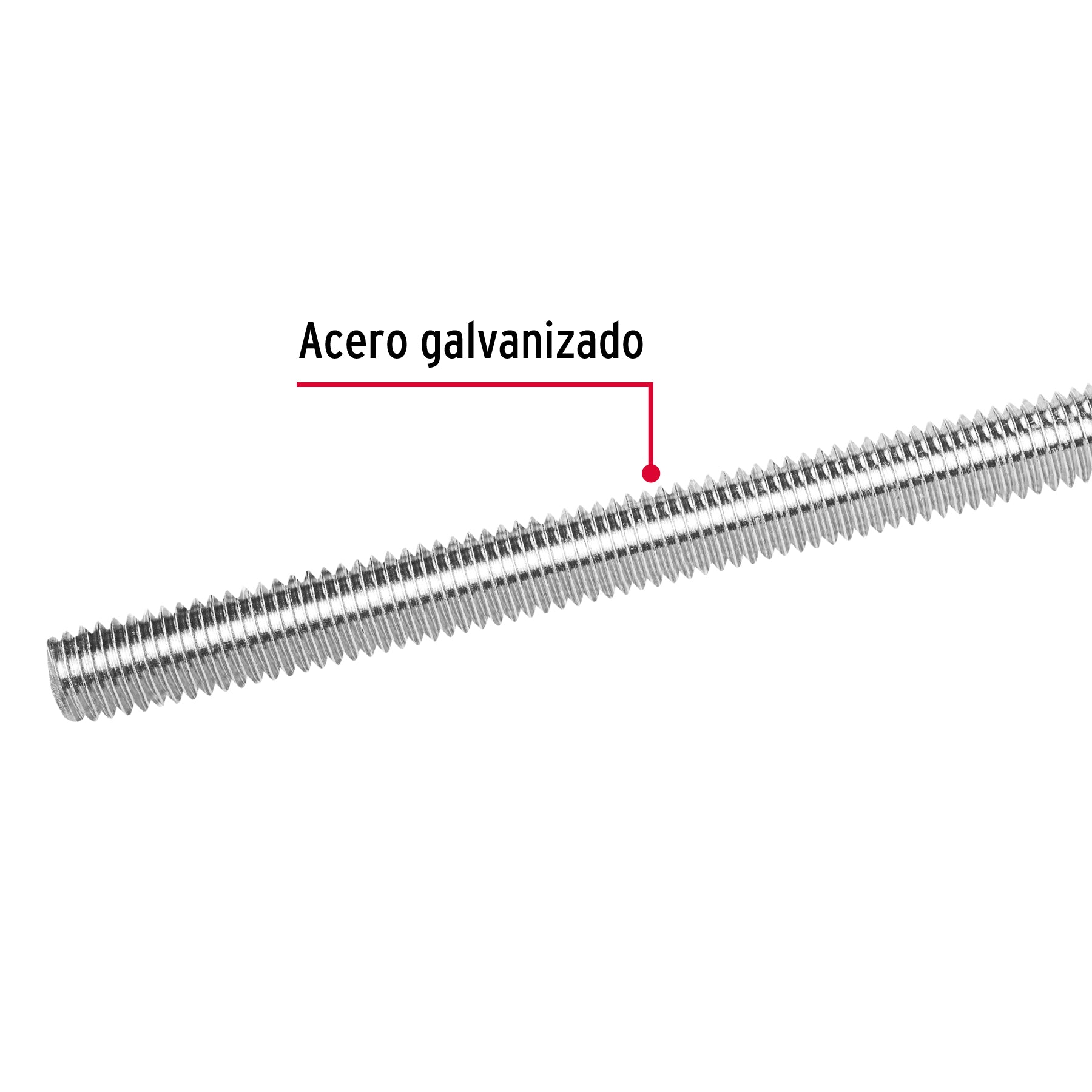 Varilla roscada de 1 m x 1", FIERO