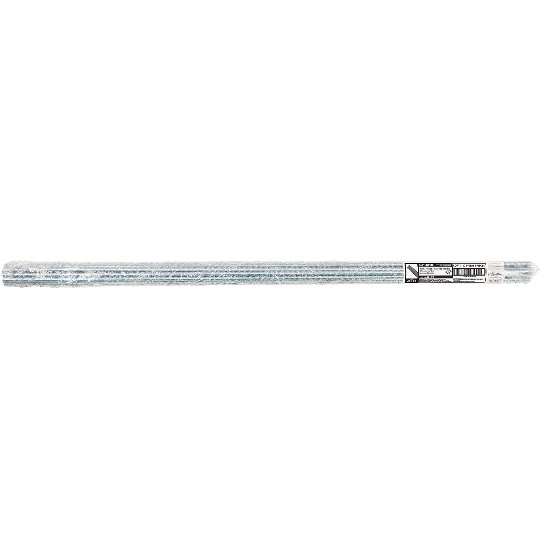 Varilla roscada de 1 m x 3/8", FIERO