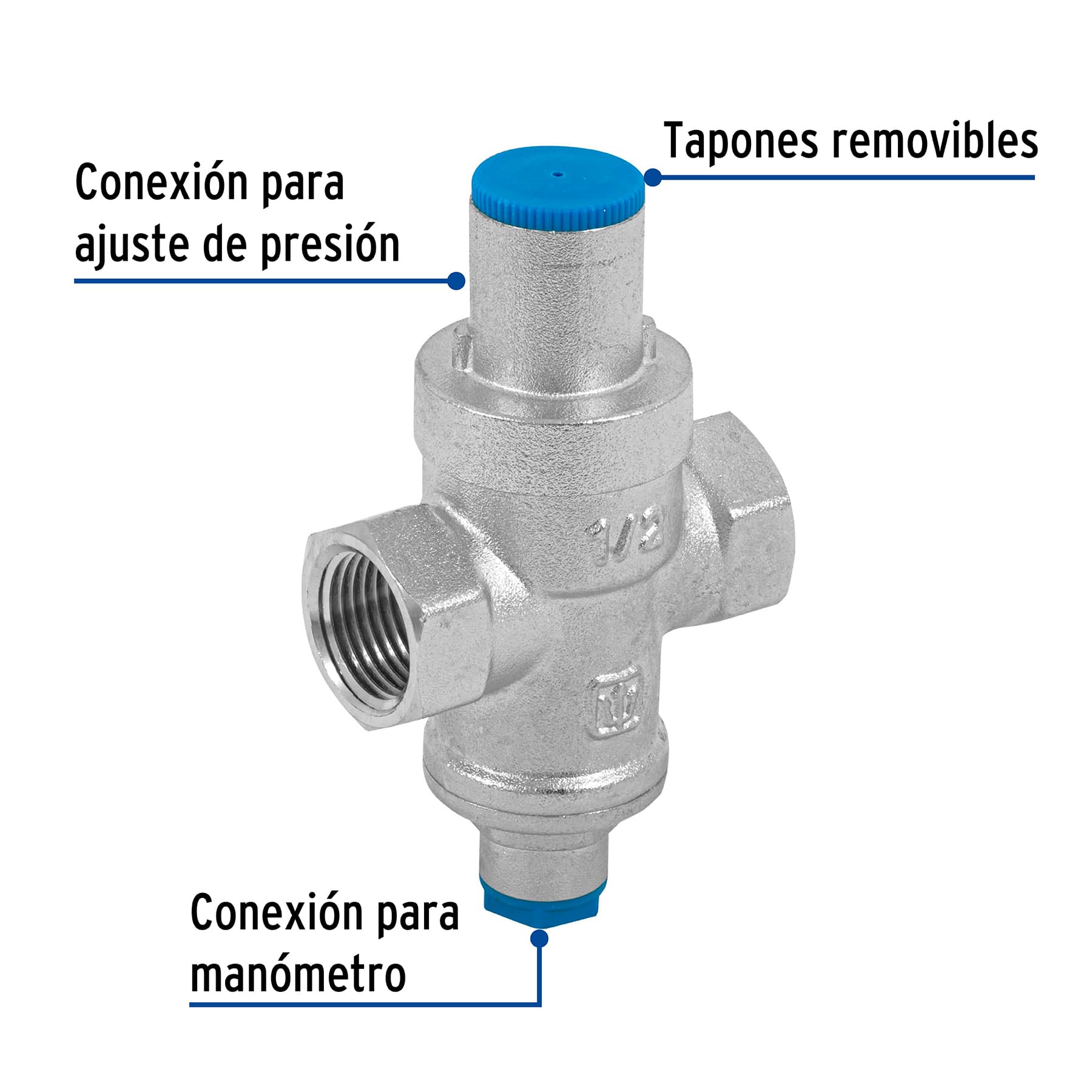 Válvula reductora de presión 1/2", FOSET