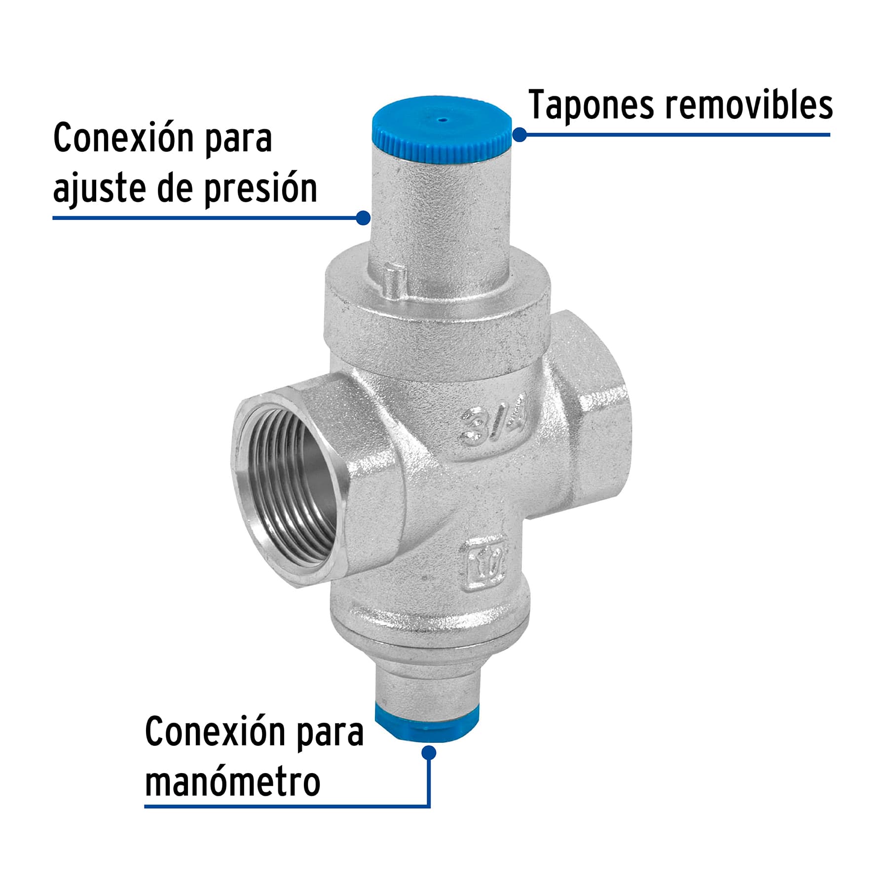 Válvula reductora de presión 3/4", FOSET