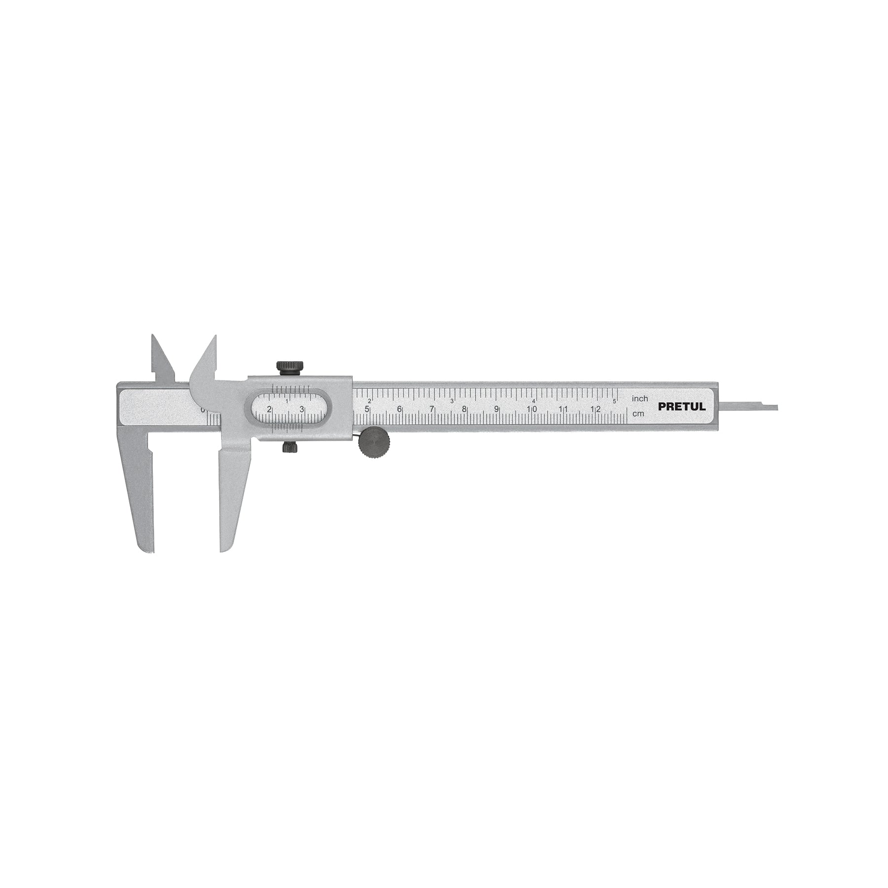 Calibrador vernier escolar 5", acero, std y mm, PRETUL