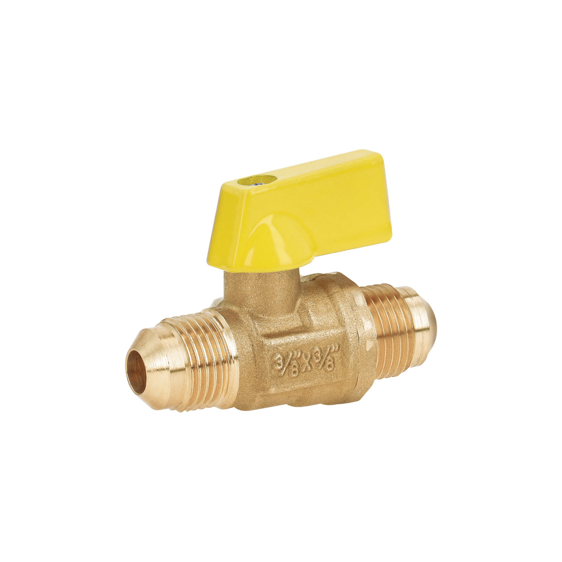 Válvula de control de latón p/gas, 3/8x3/8" Flare, FOSET