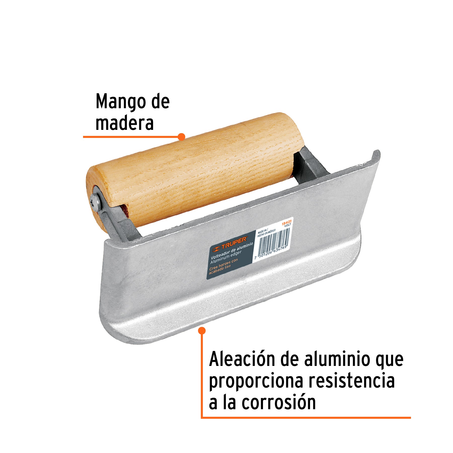 Volteador de aluminio, TRUPER