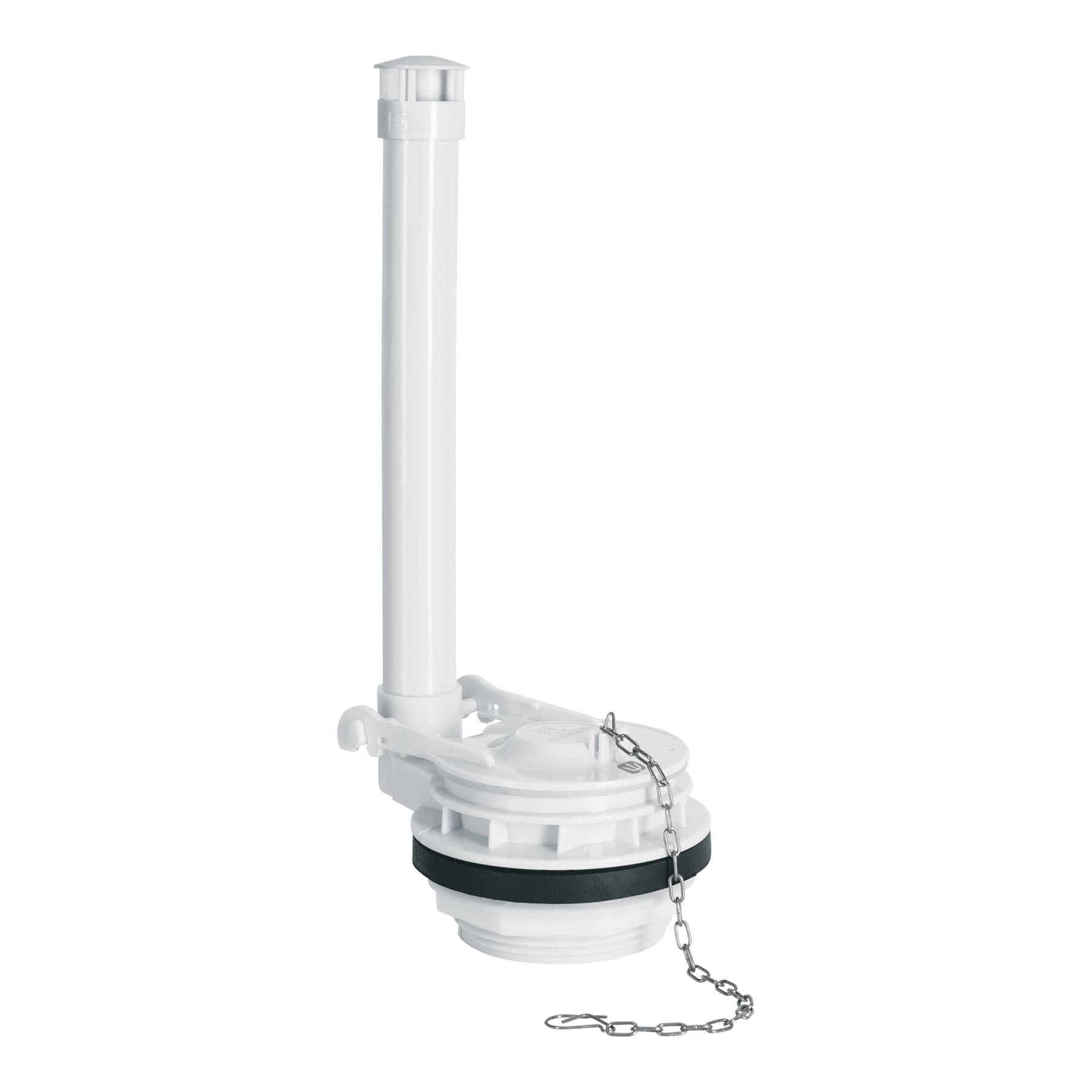 Válvula de descarga 3" para WC de 2 pzas, cadena inox, FOSET