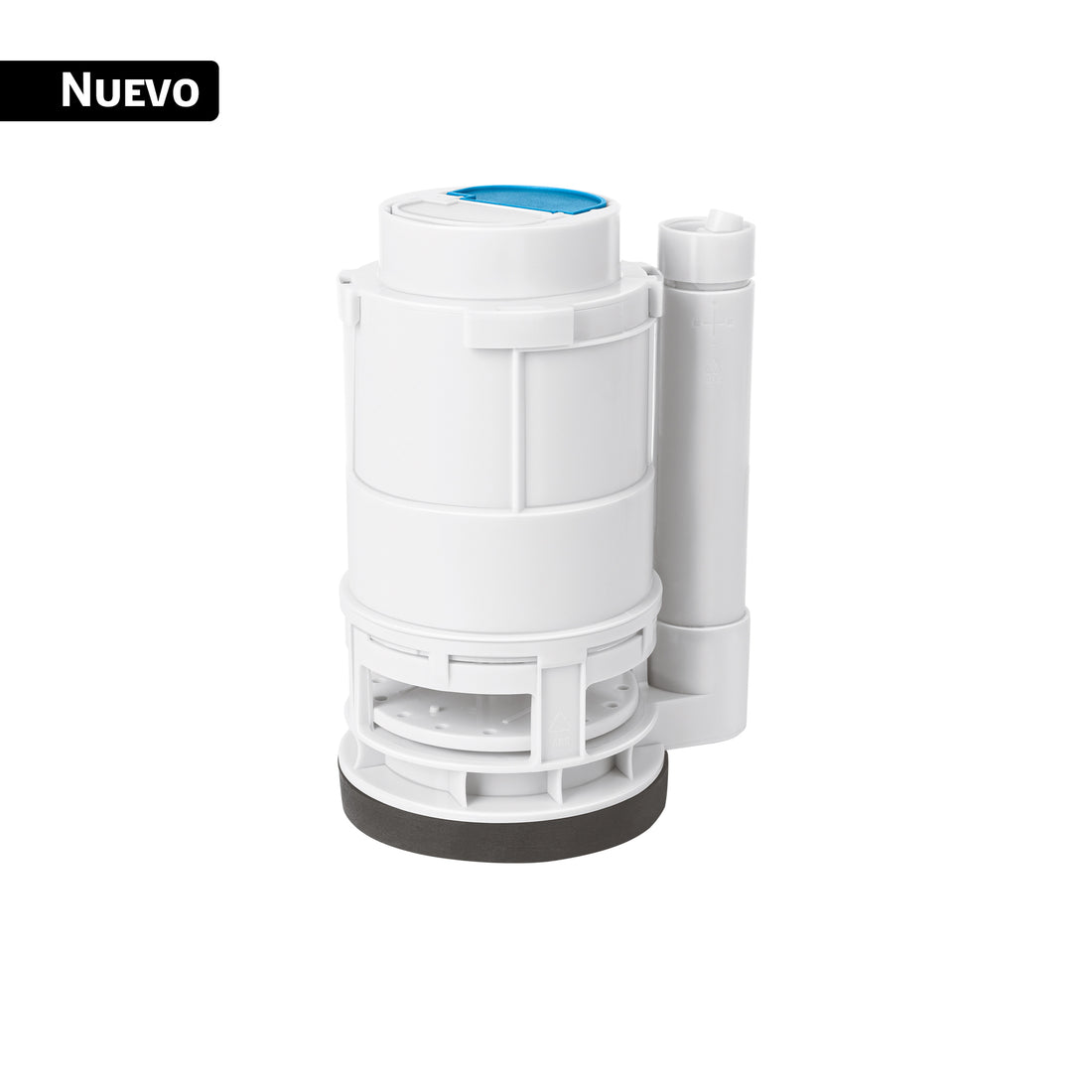 Válvula descarga dual 3" para WC de 1 pieza, sin botón dual