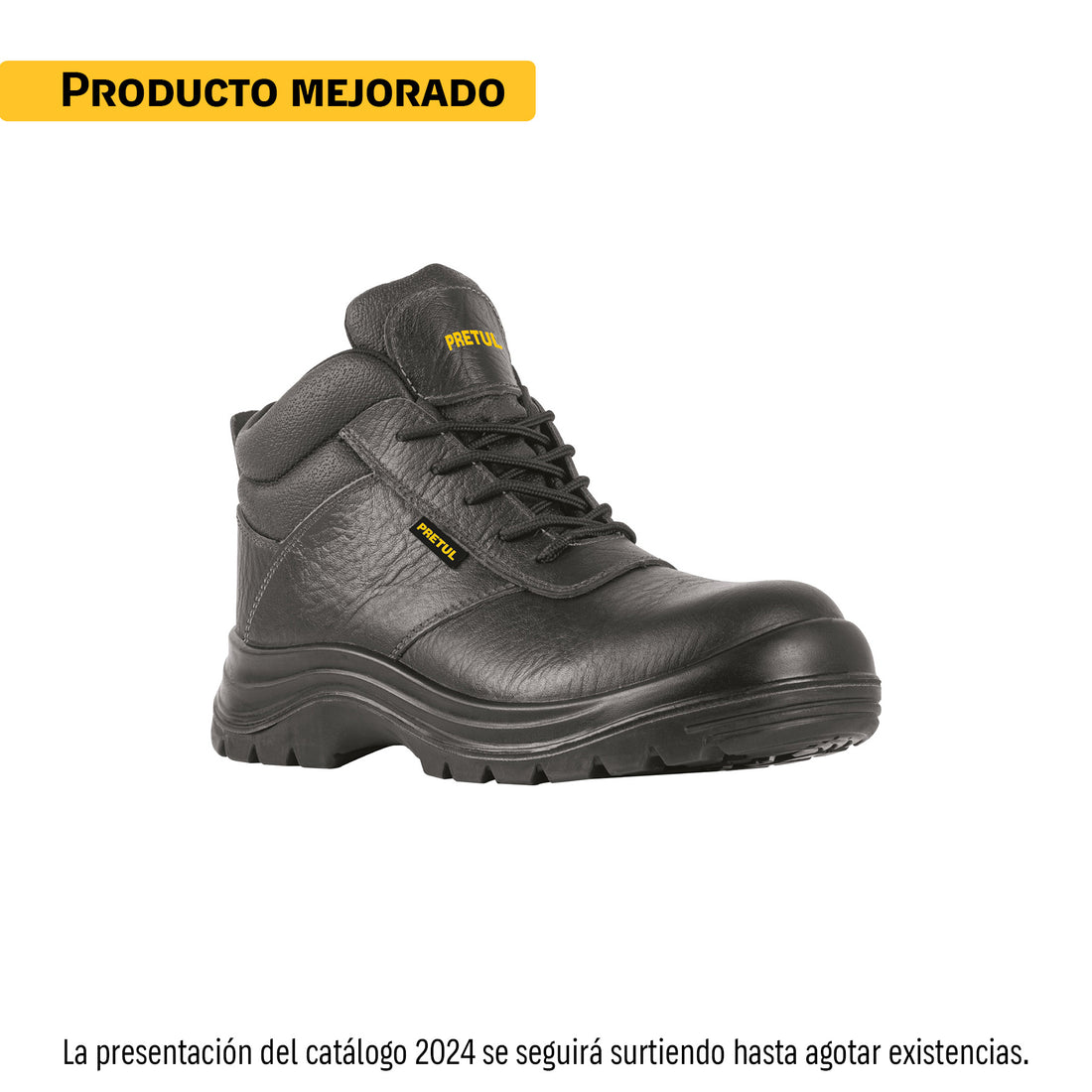 Bota de seguridad negra, 30, casquillo de composite, PRETUL