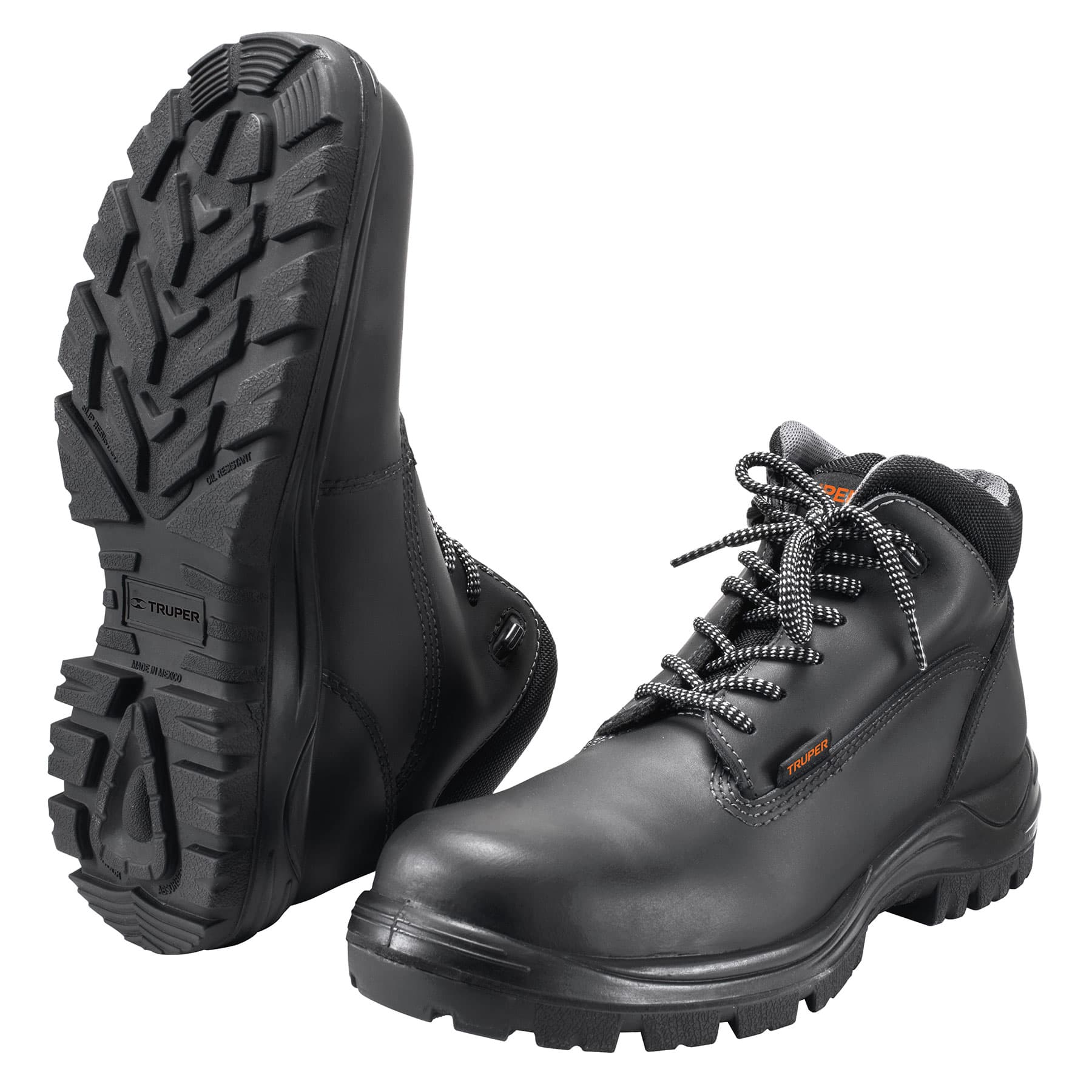 Zapato dieléctrico negro 25 con casquillo poliamida, TRUPER