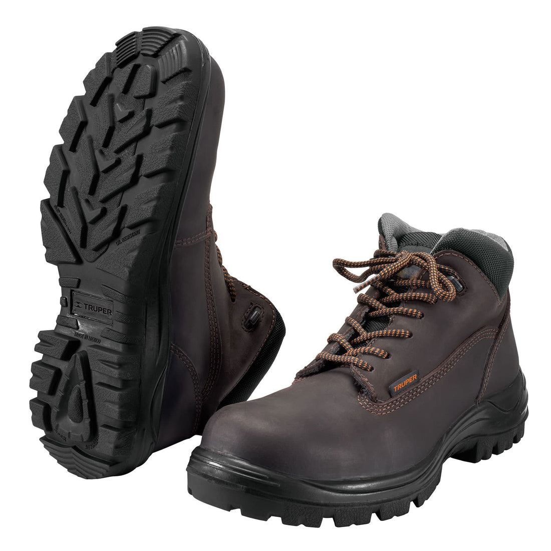 Zapato dieléctrico café 29 con casquillo poliamida, TRUPER