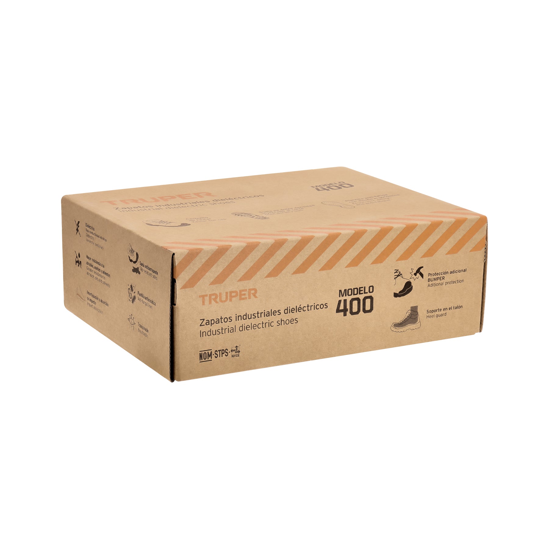 Bota de seguridad negra, 25 casquillo de aramida, TRUPER