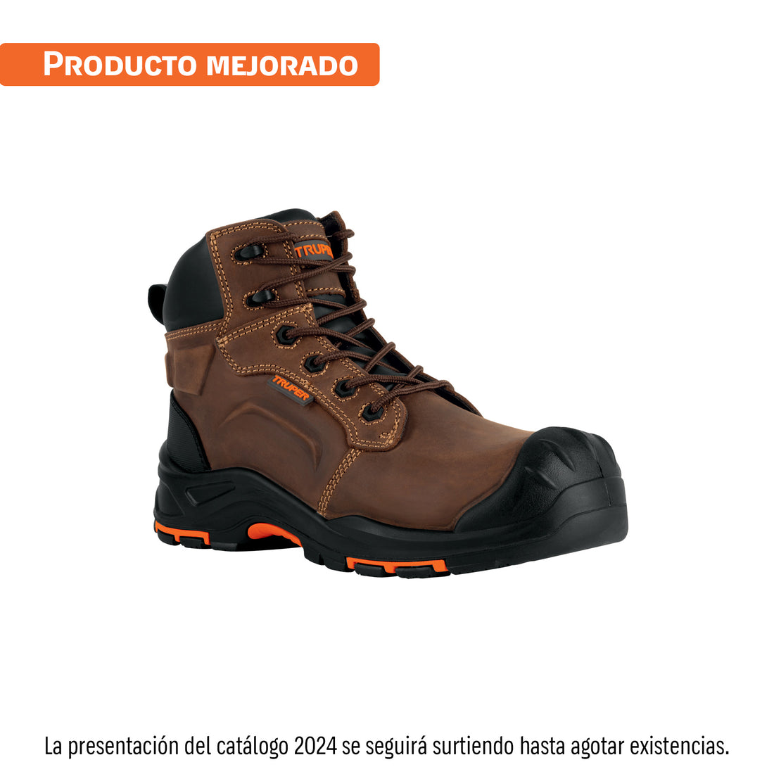 Bota de seguridad café, 29 casquillo de aramida, TRUPER