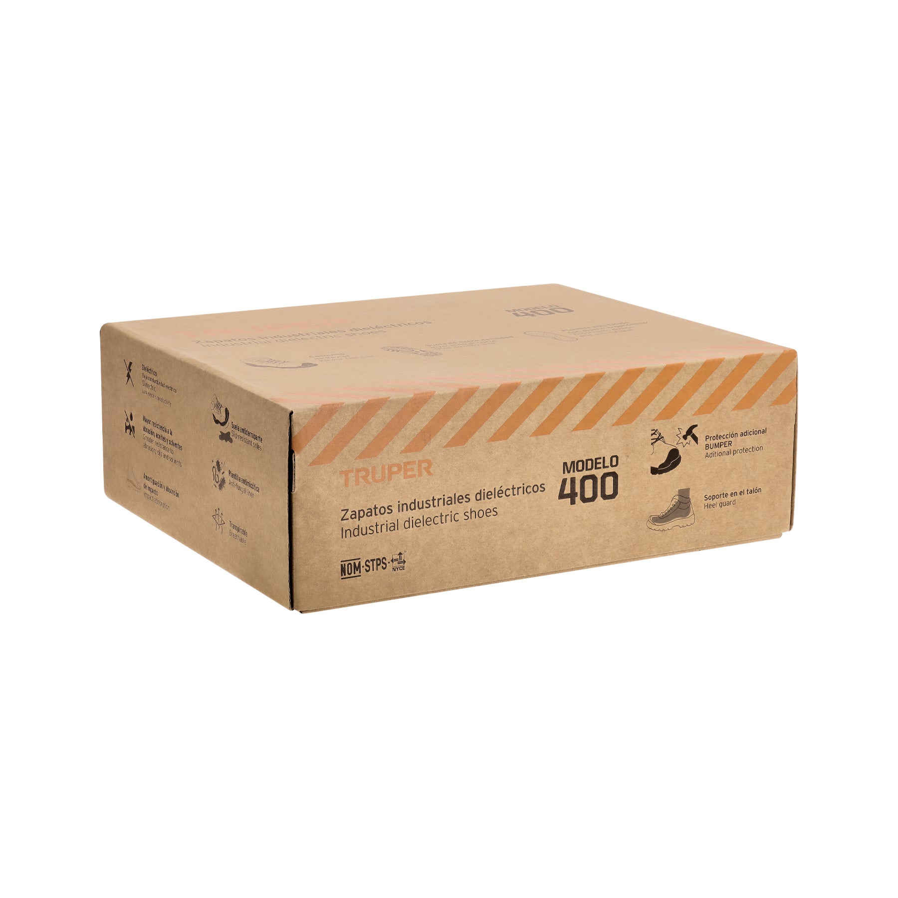 Bota de seguridad negra, 30 casquillo de aramida, TRUPER